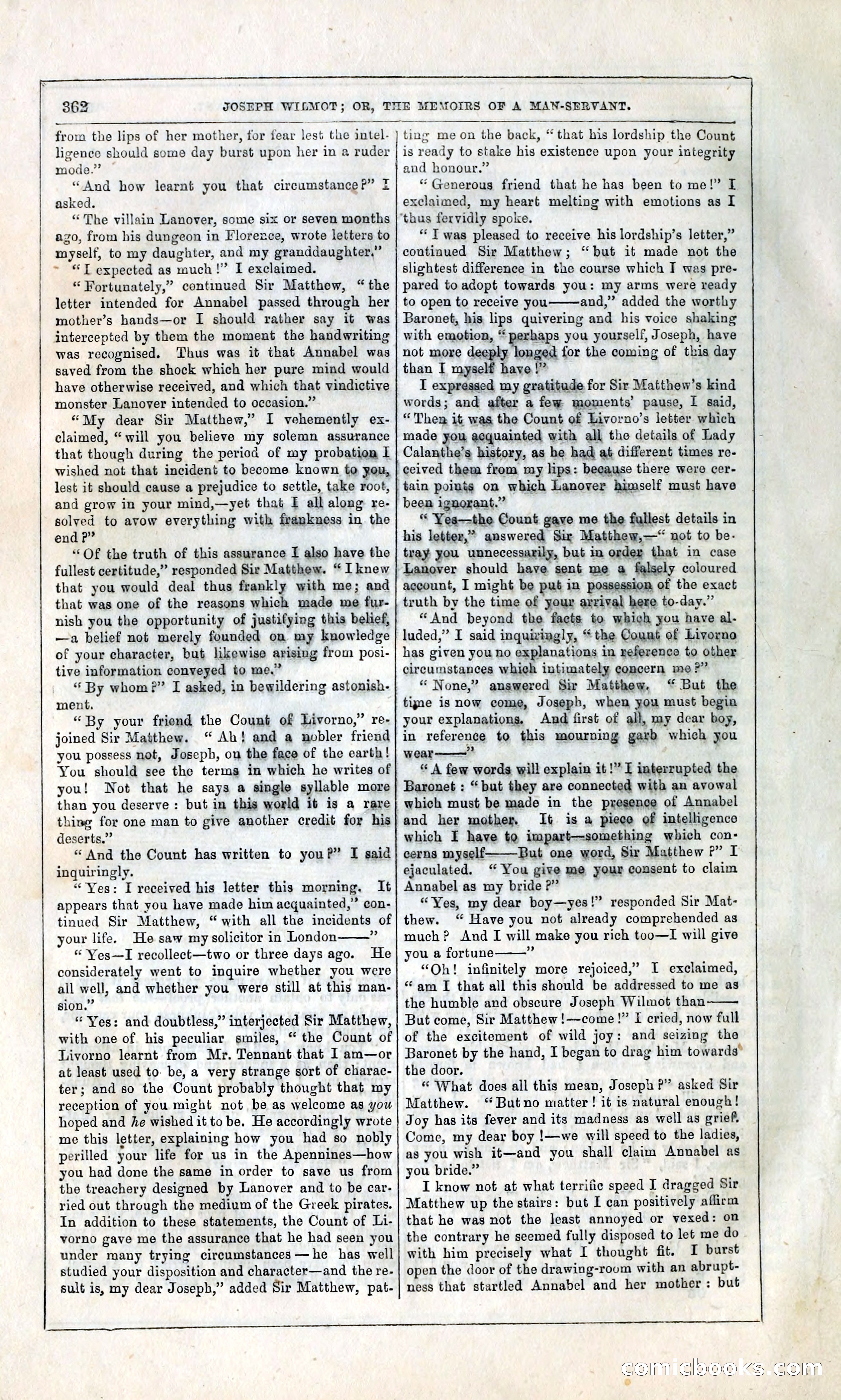 Joseph Wilmot, or, The Memoirs of a Man-Servant — page 375 of 399