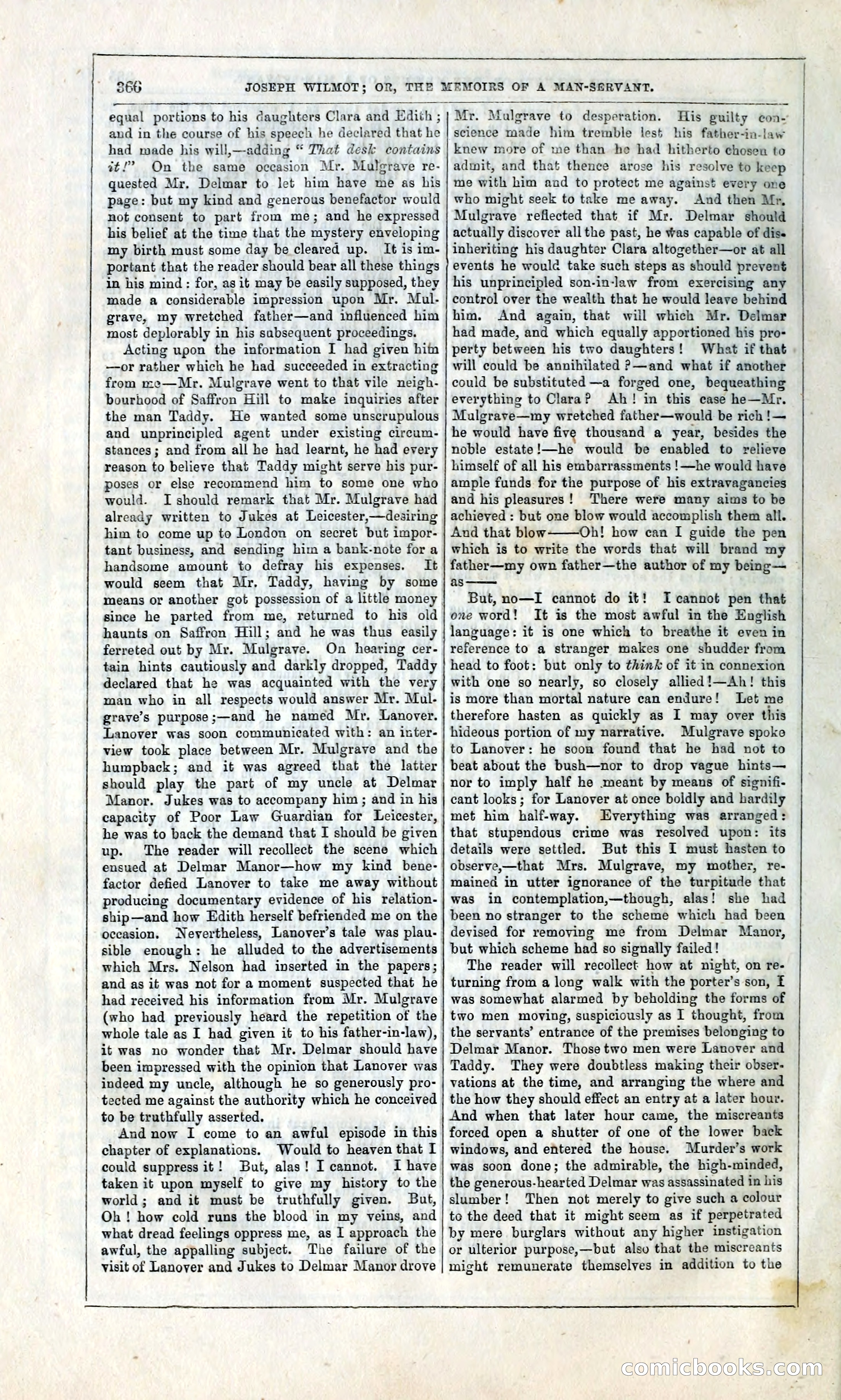 Joseph Wilmot, or, The Memoirs of a Man-Servant — page 379 of 399