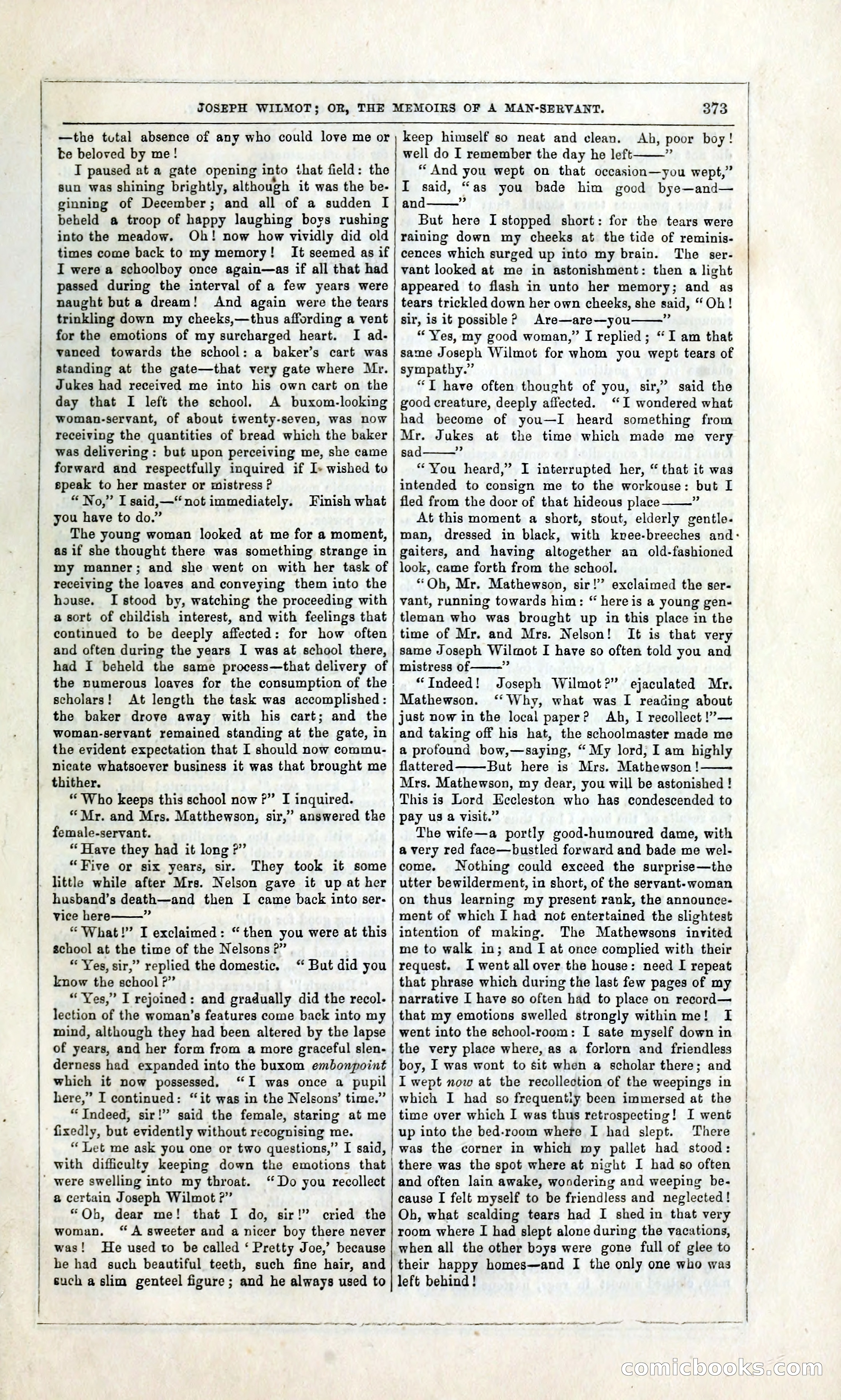 Joseph Wilmot, or, The Memoirs of a Man-Servant — page 386 of 399