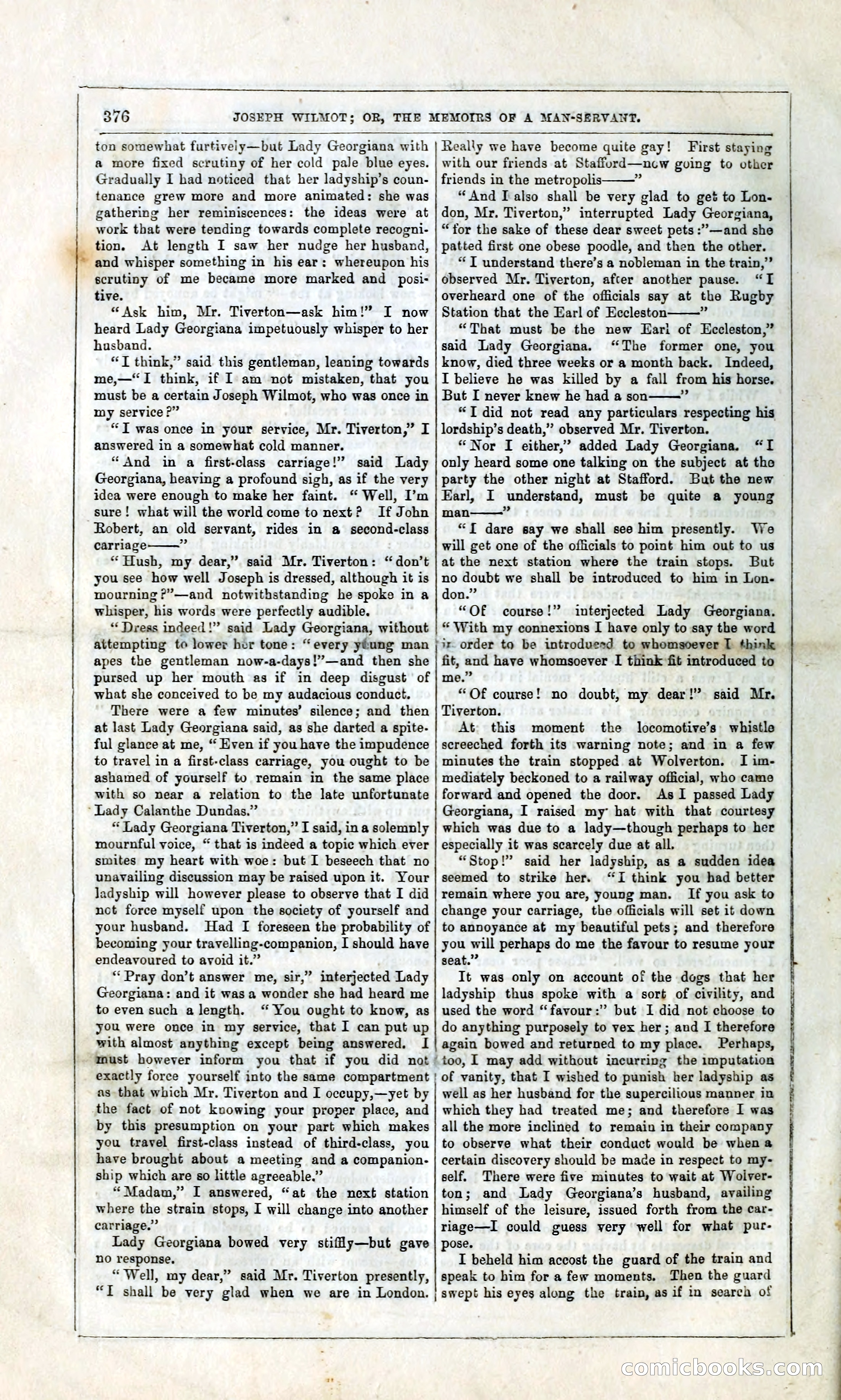 Joseph Wilmot, or, The Memoirs of a Man-Servant — page 389 of 399