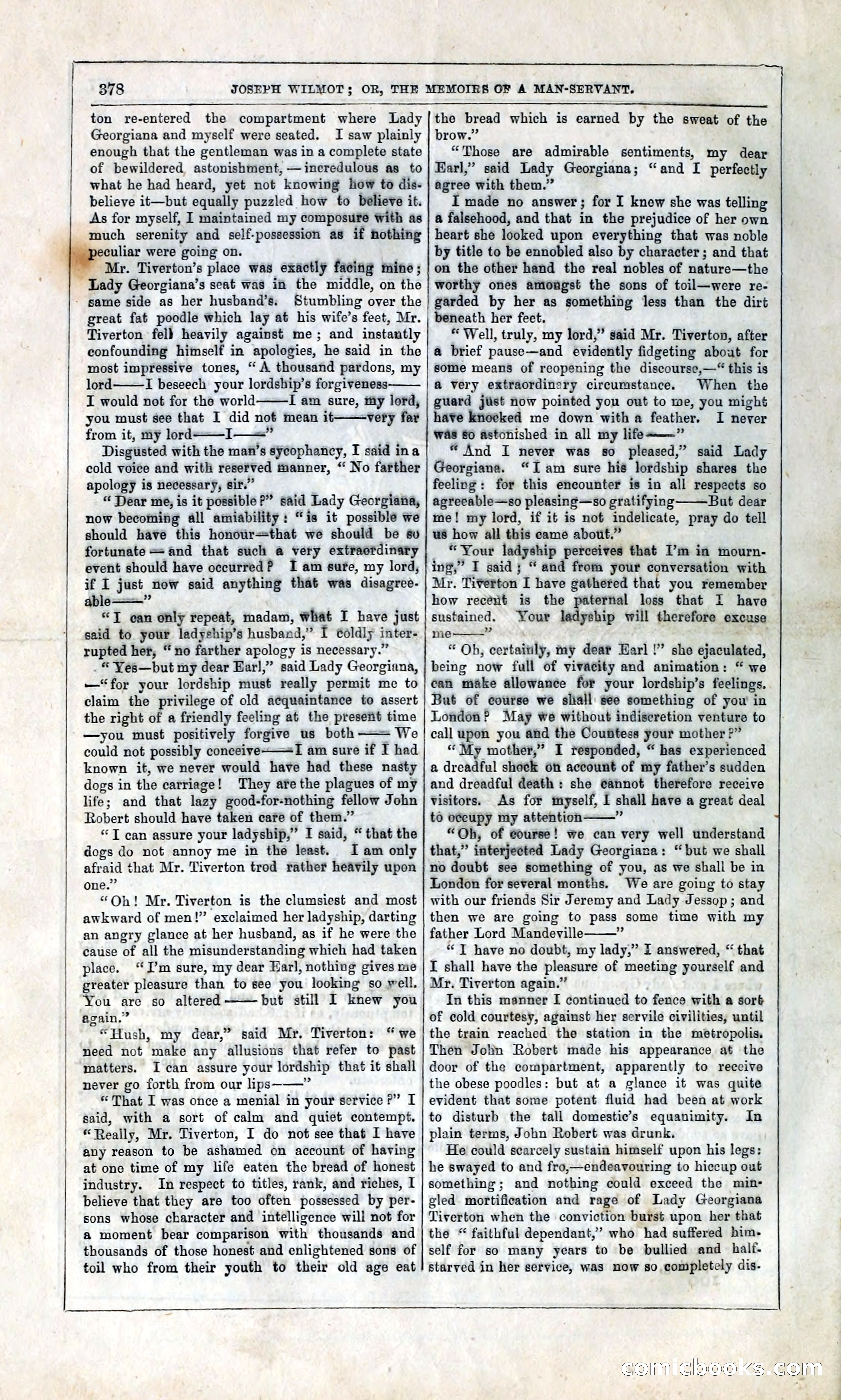 Joseph Wilmot, or, The Memoirs of a Man-Servant — page 391 of 399