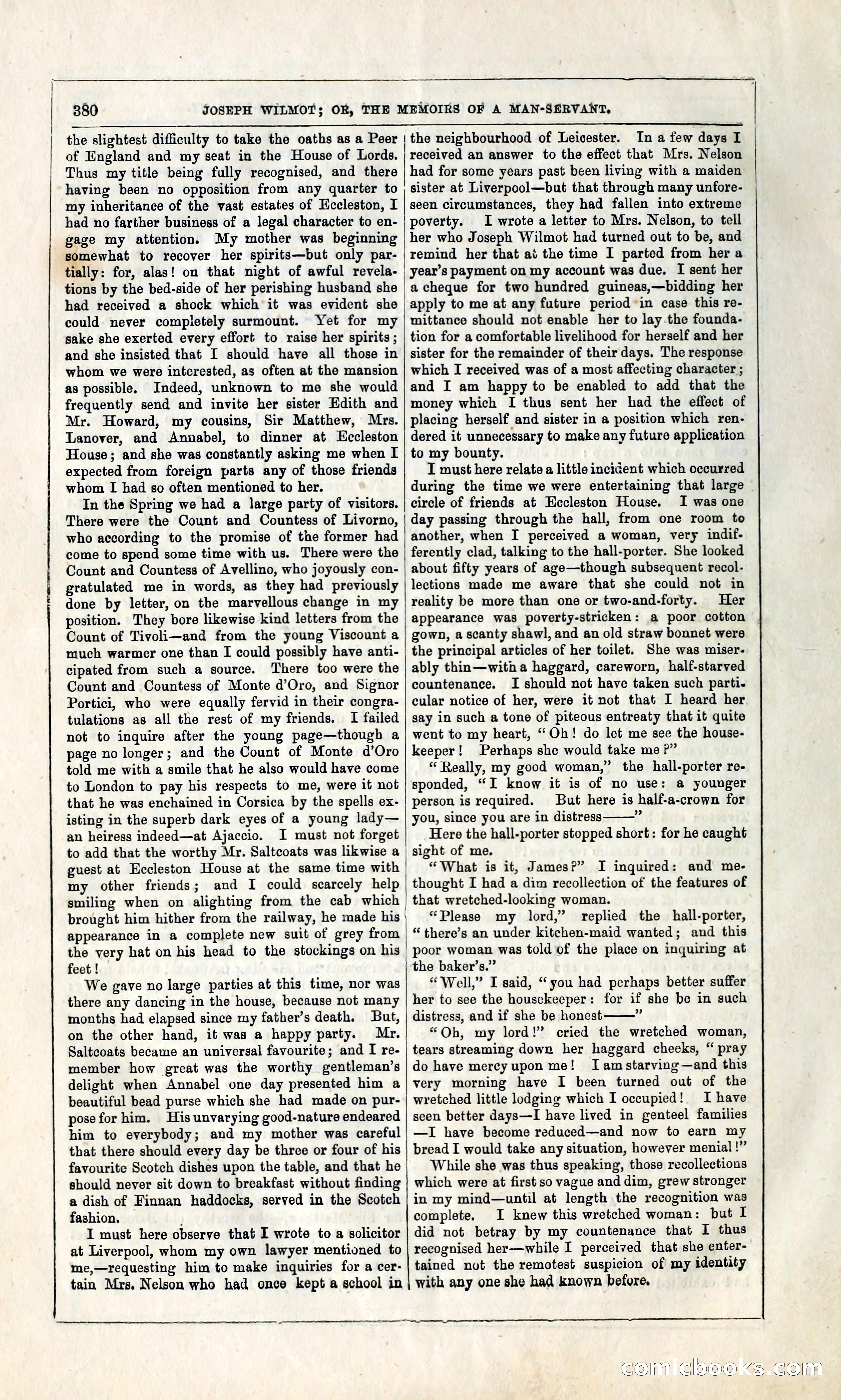Joseph Wilmot, or, The Memoirs of a Man-Servant — page 393 of 399