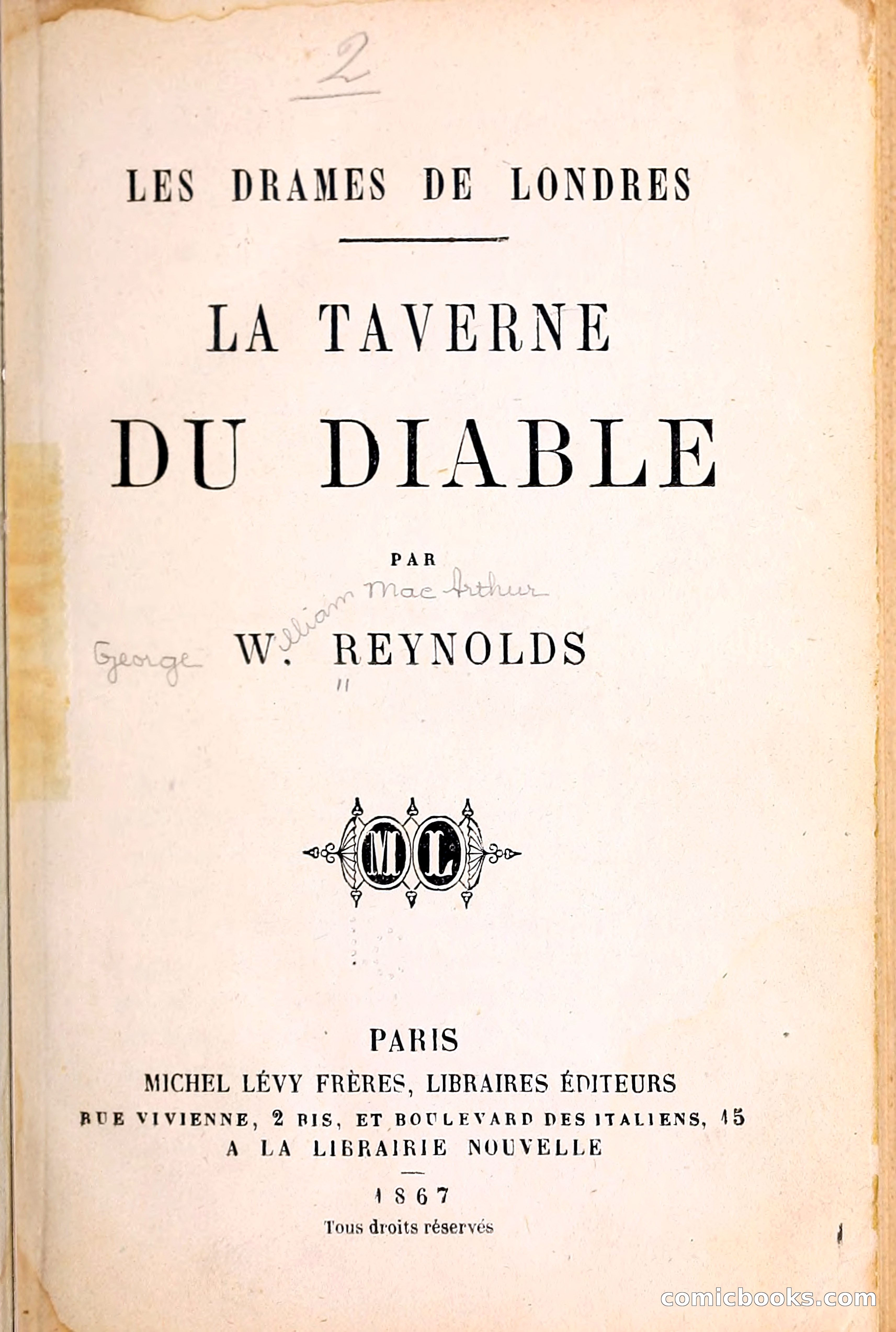 La taverne du diable (The Devil's Tavern) — page 8 of 339