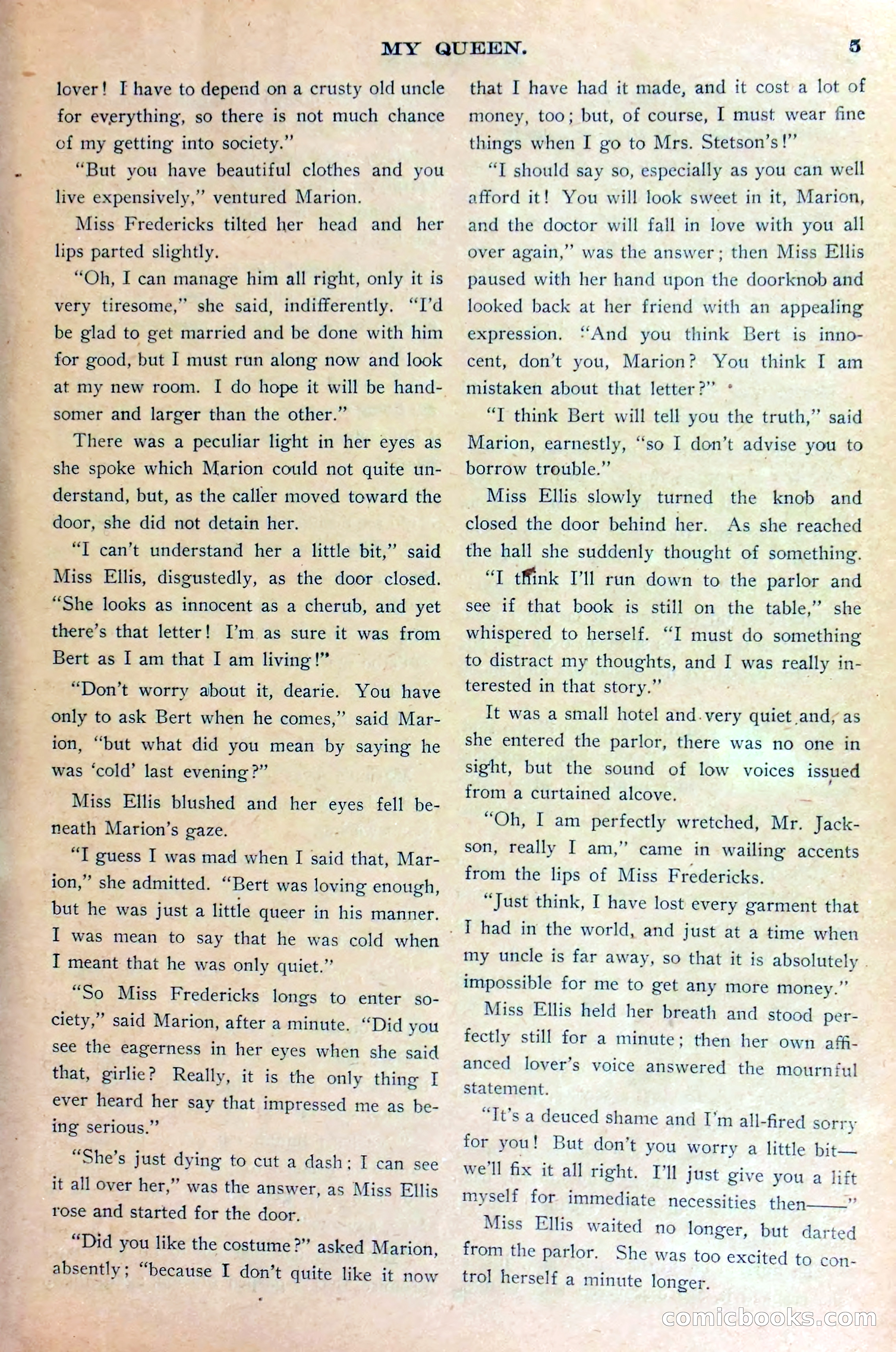 A Lover's Quarrel, or Marion Marlowe's Deceitful Friend — page 8 of 37