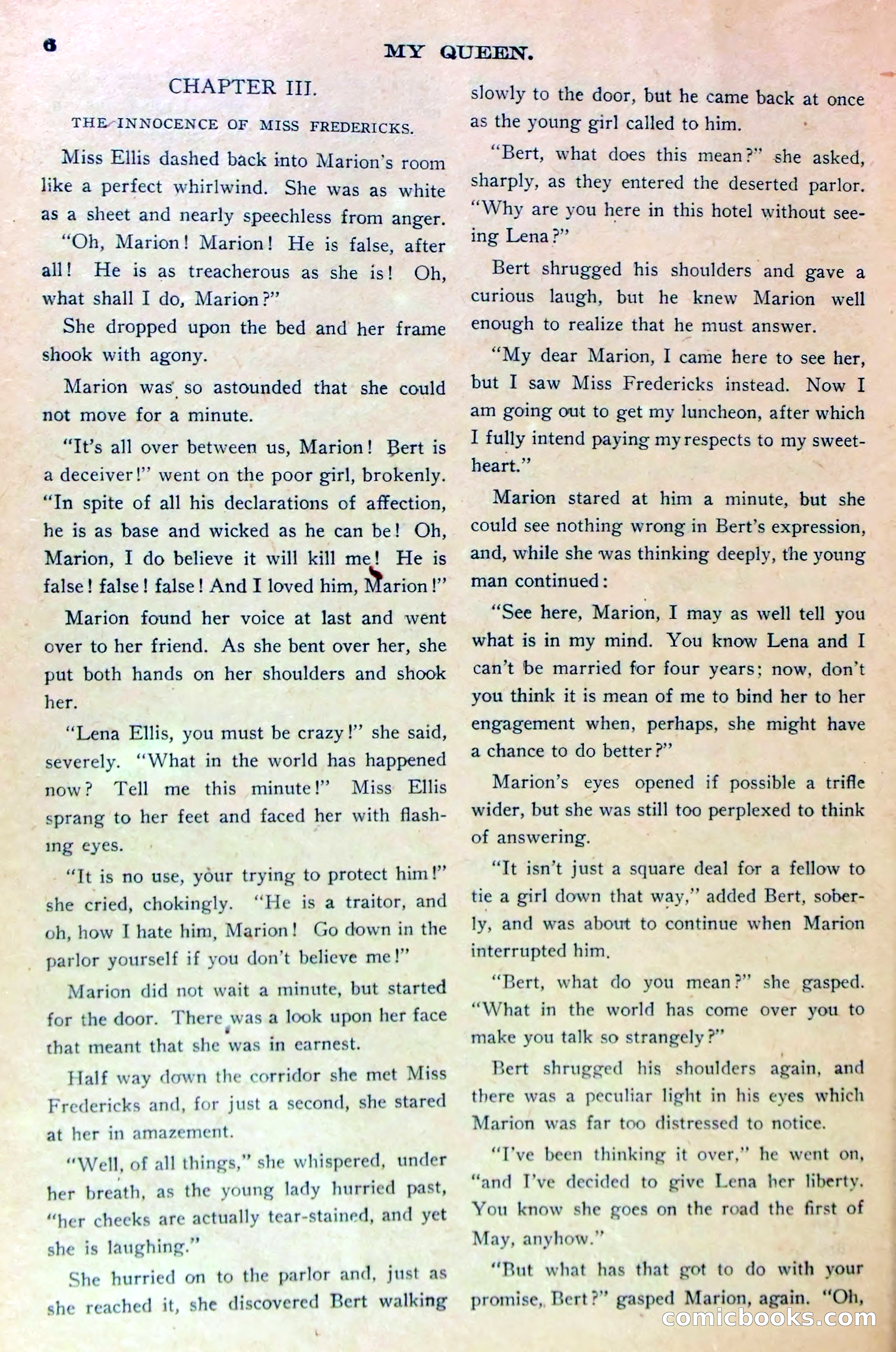 A Lover's Quarrel, or Marion Marlowe's Deceitful Friend — page 9 of 37