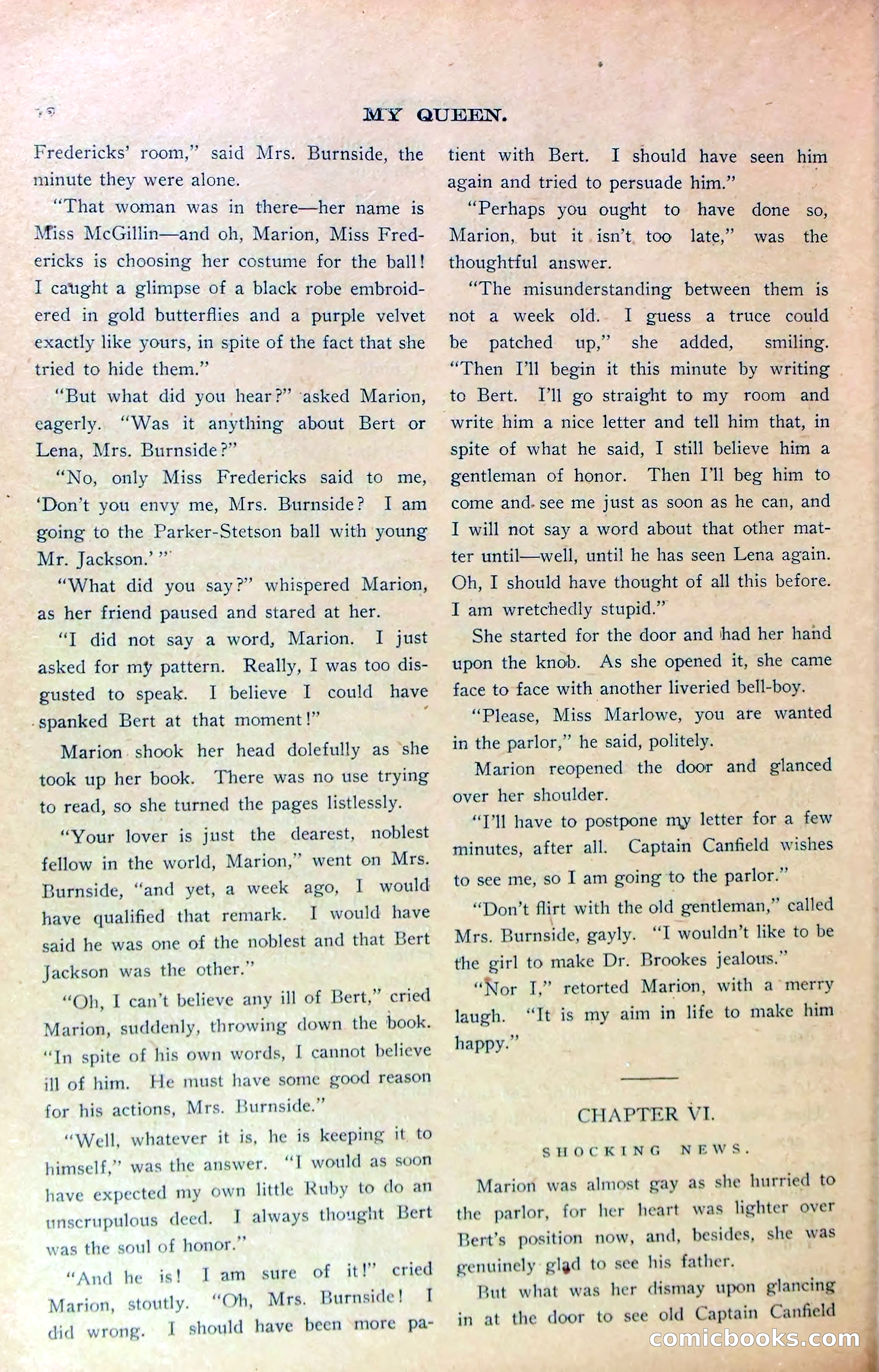 A Lover's Quarrel, or Marion Marlowe's Deceitful Friend — page 15 of 37