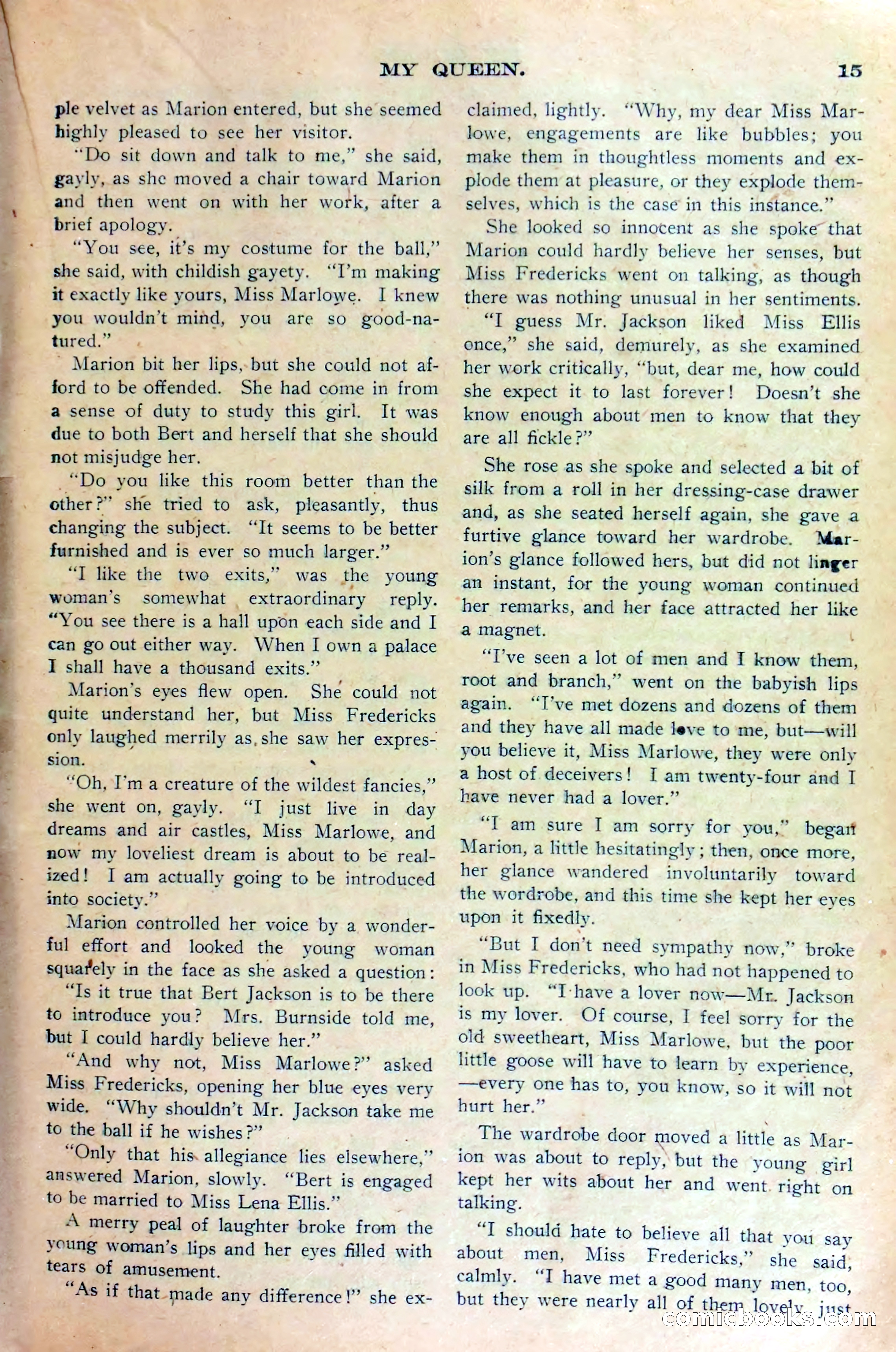 A Lover's Quarrel, or Marion Marlowe's Deceitful Friend — page 18 of 37