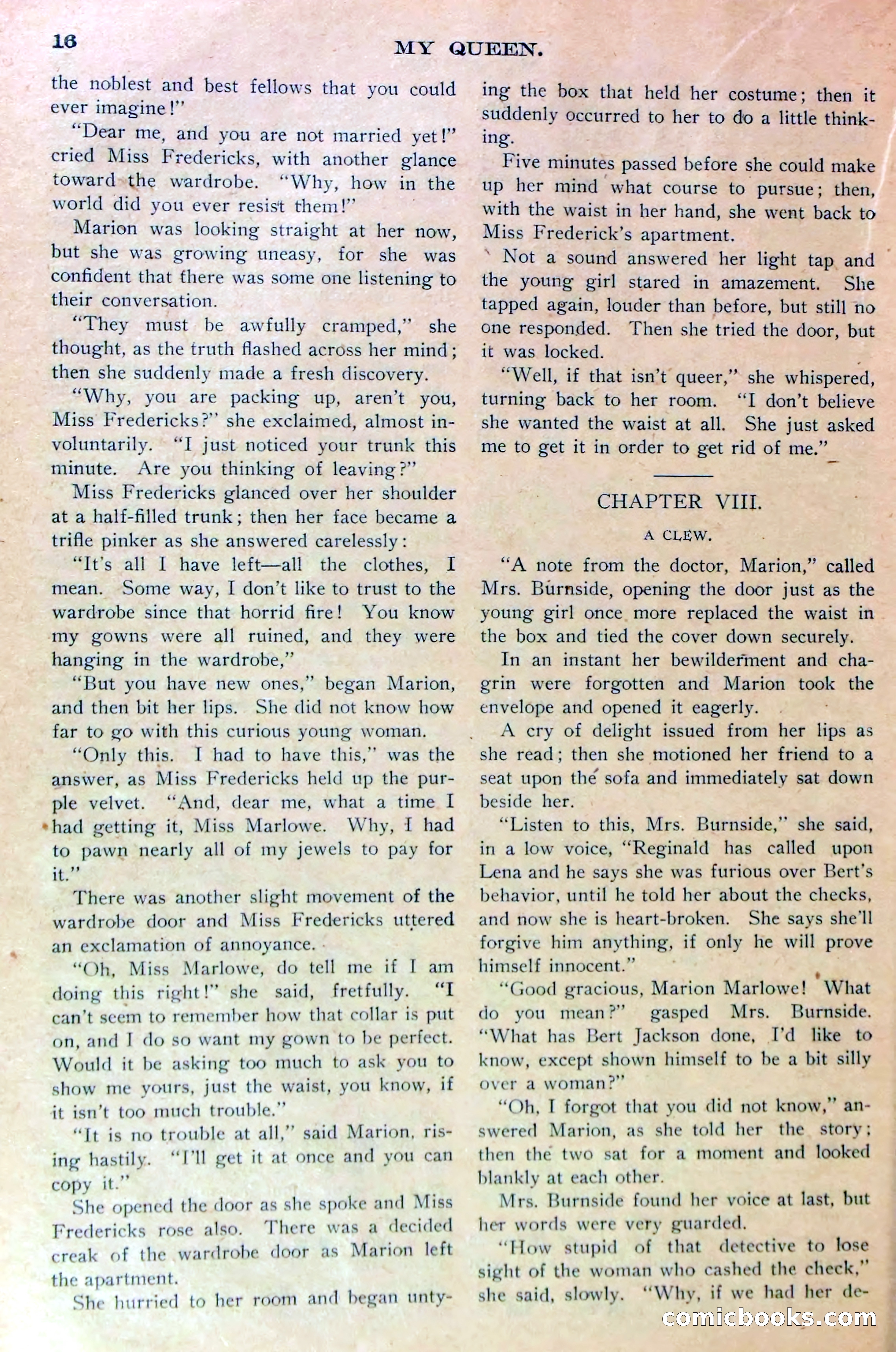 A Lover's Quarrel, or Marion Marlowe's Deceitful Friend — page 19 of 37