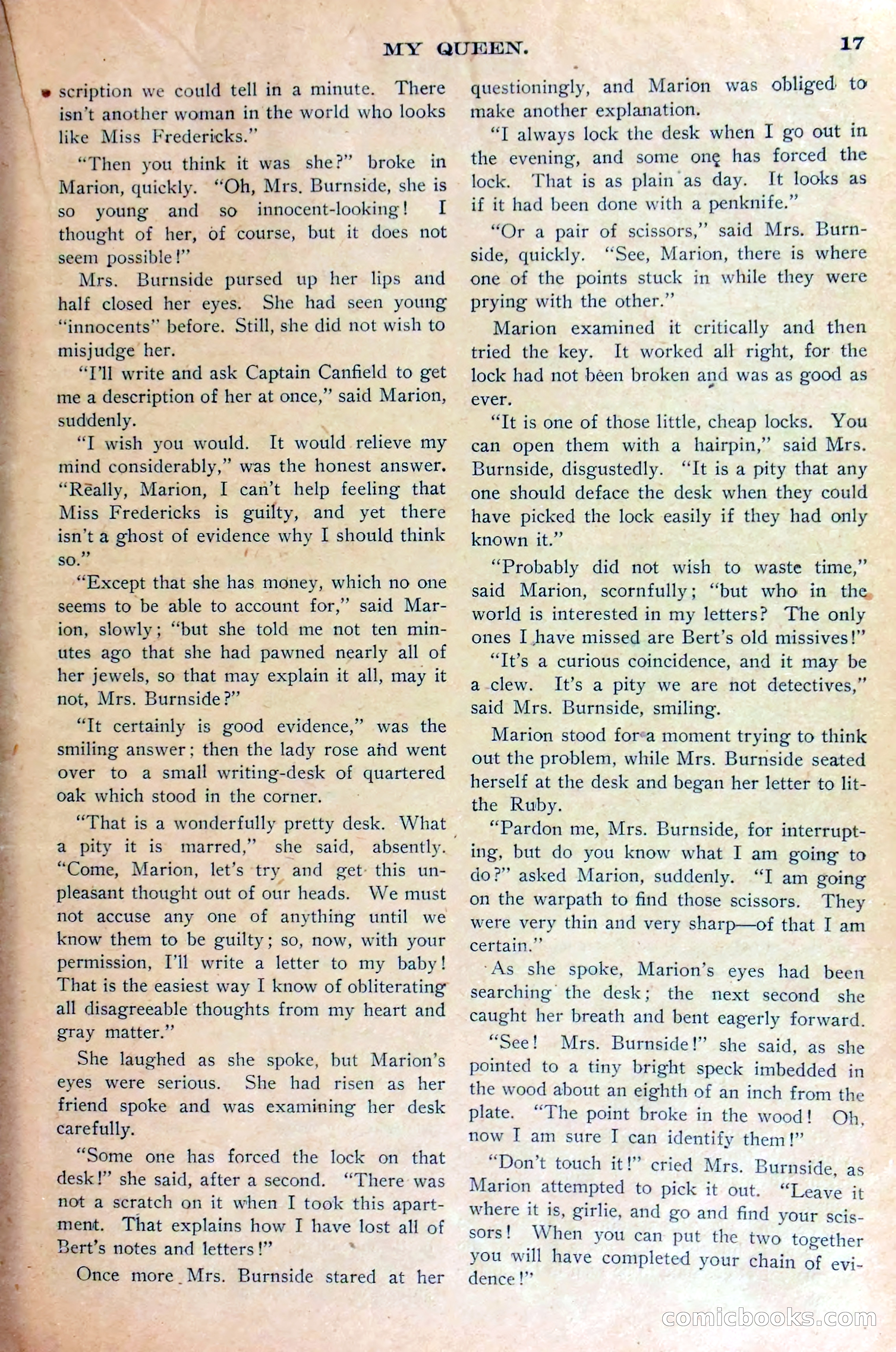 A Lover's Quarrel, or Marion Marlowe's Deceitful Friend — page 20 of 37