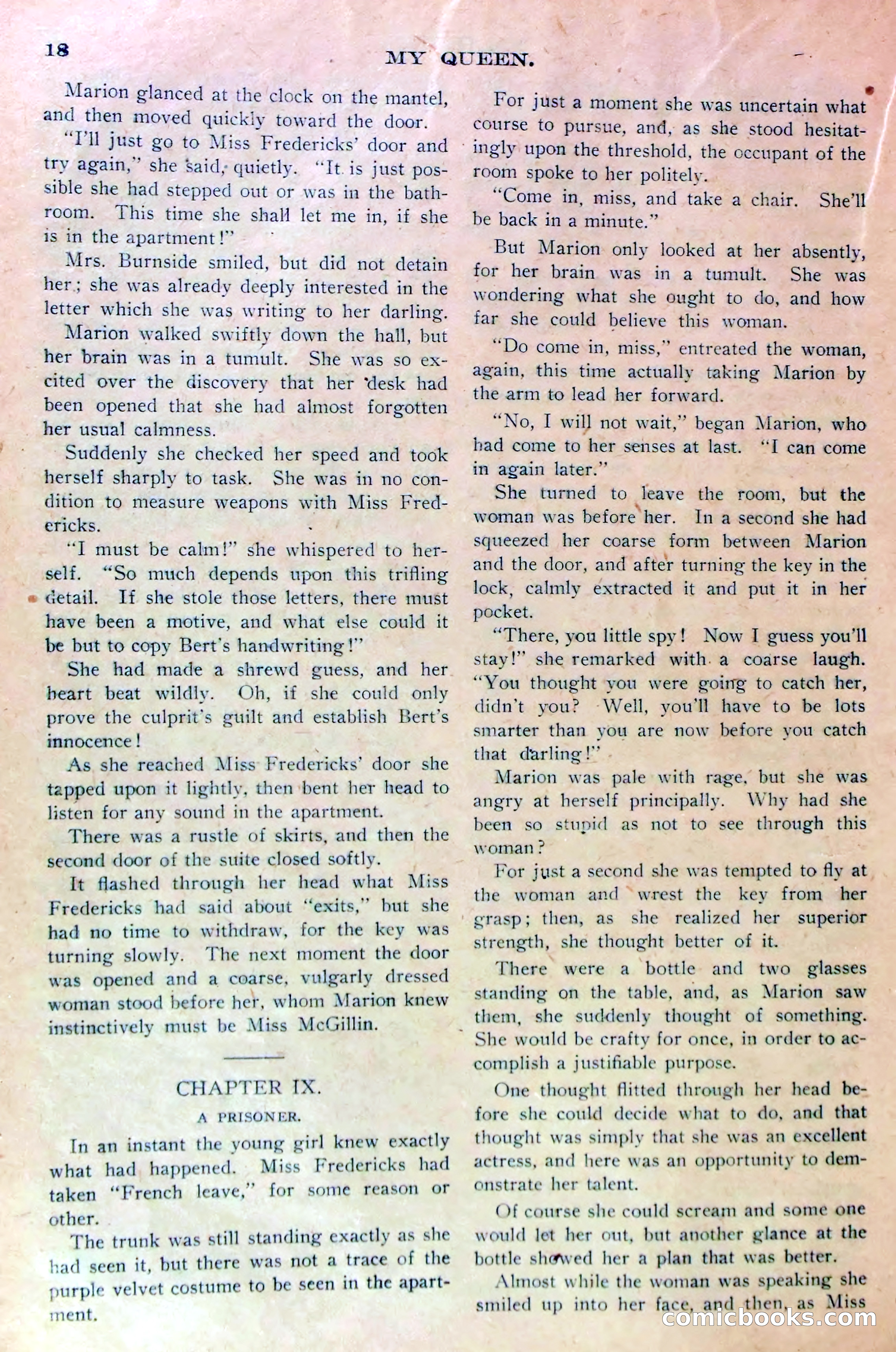 A Lover's Quarrel, or Marion Marlowe's Deceitful Friend — page 21 of 37