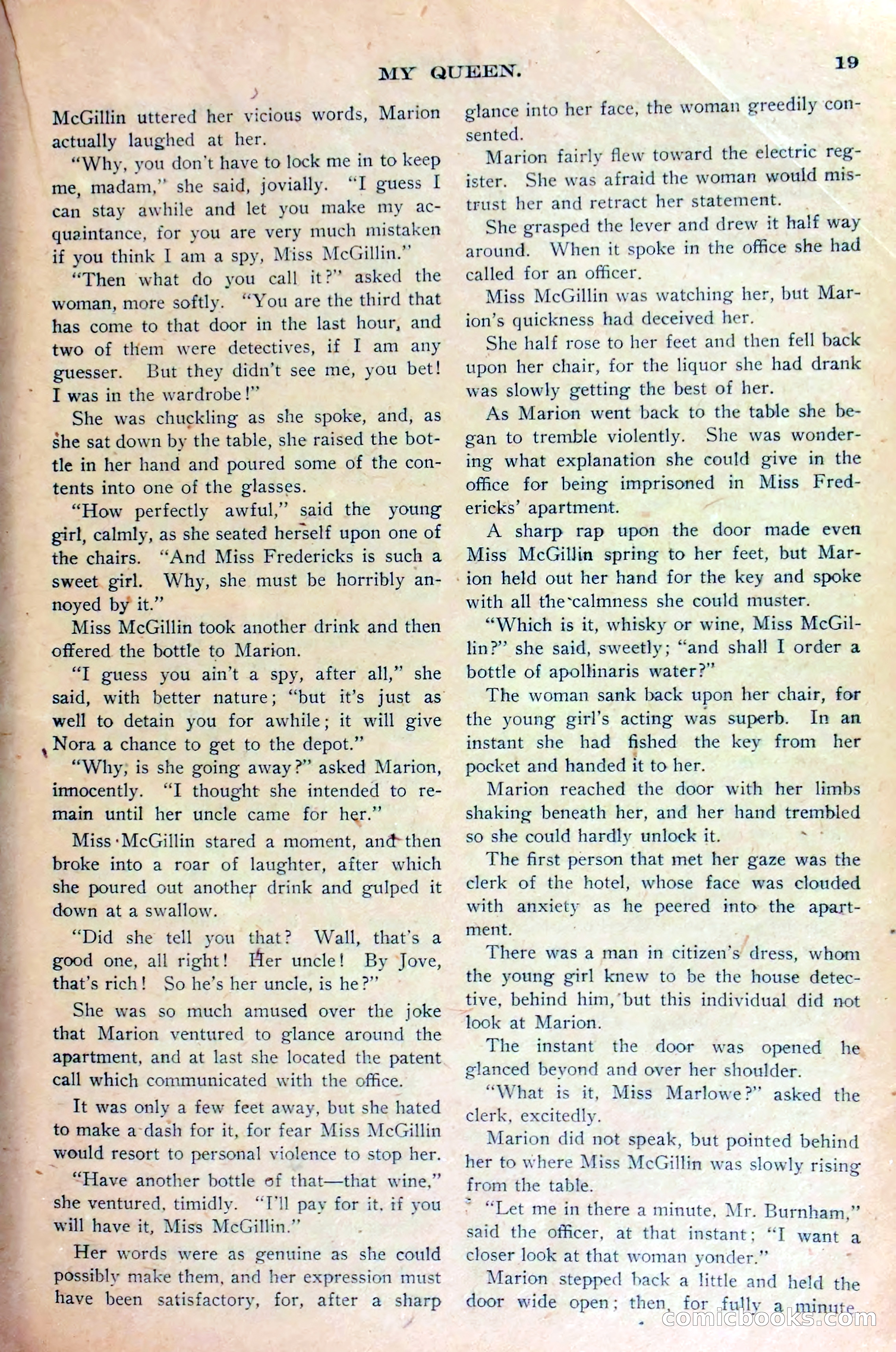A Lover's Quarrel, or Marion Marlowe's Deceitful Friend — page 22 of 37
