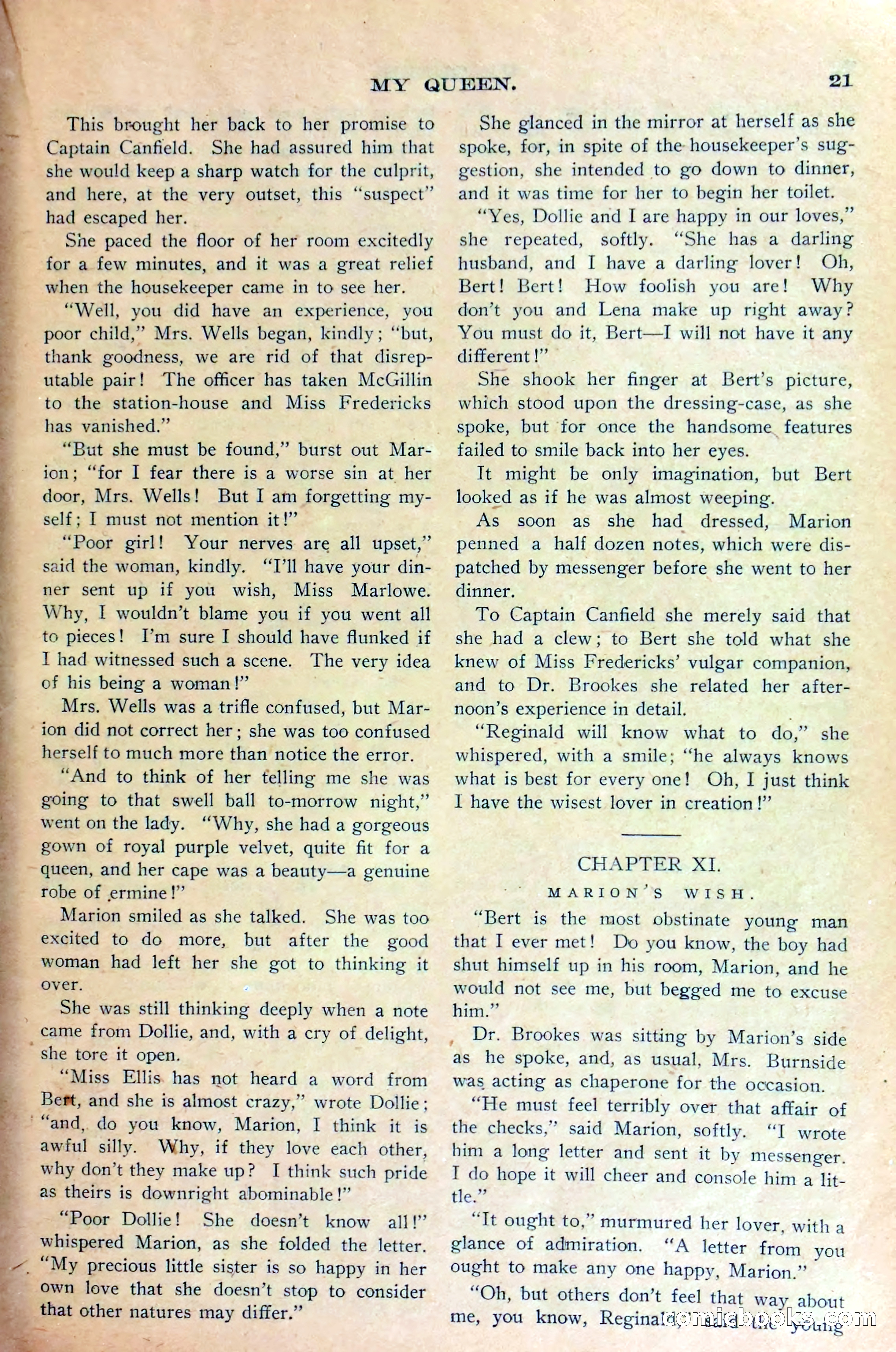 A Lover's Quarrel, or Marion Marlowe's Deceitful Friend — page 24 of 37