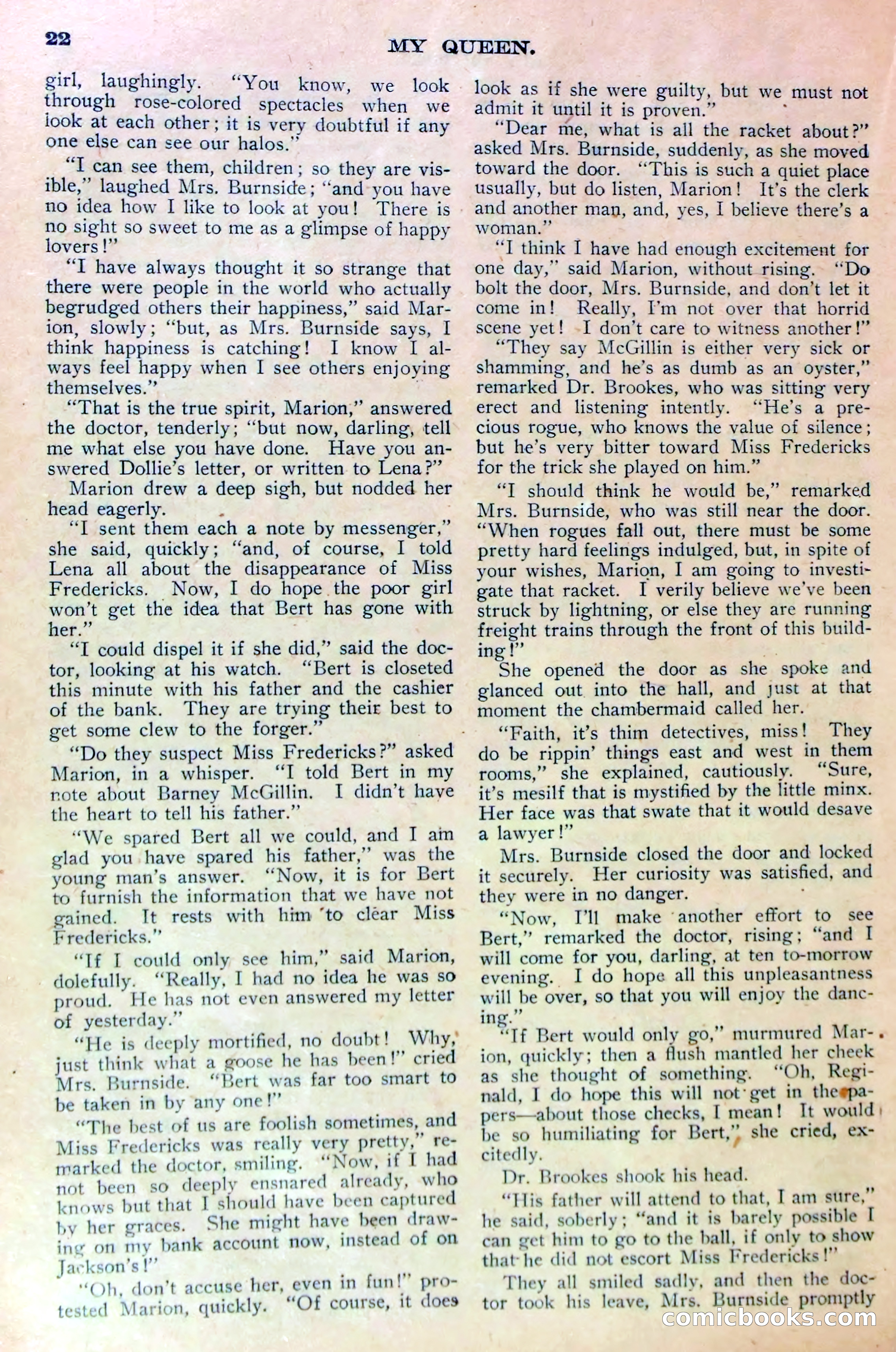 A Lover's Quarrel, or Marion Marlowe's Deceitful Friend — page 25 of 37