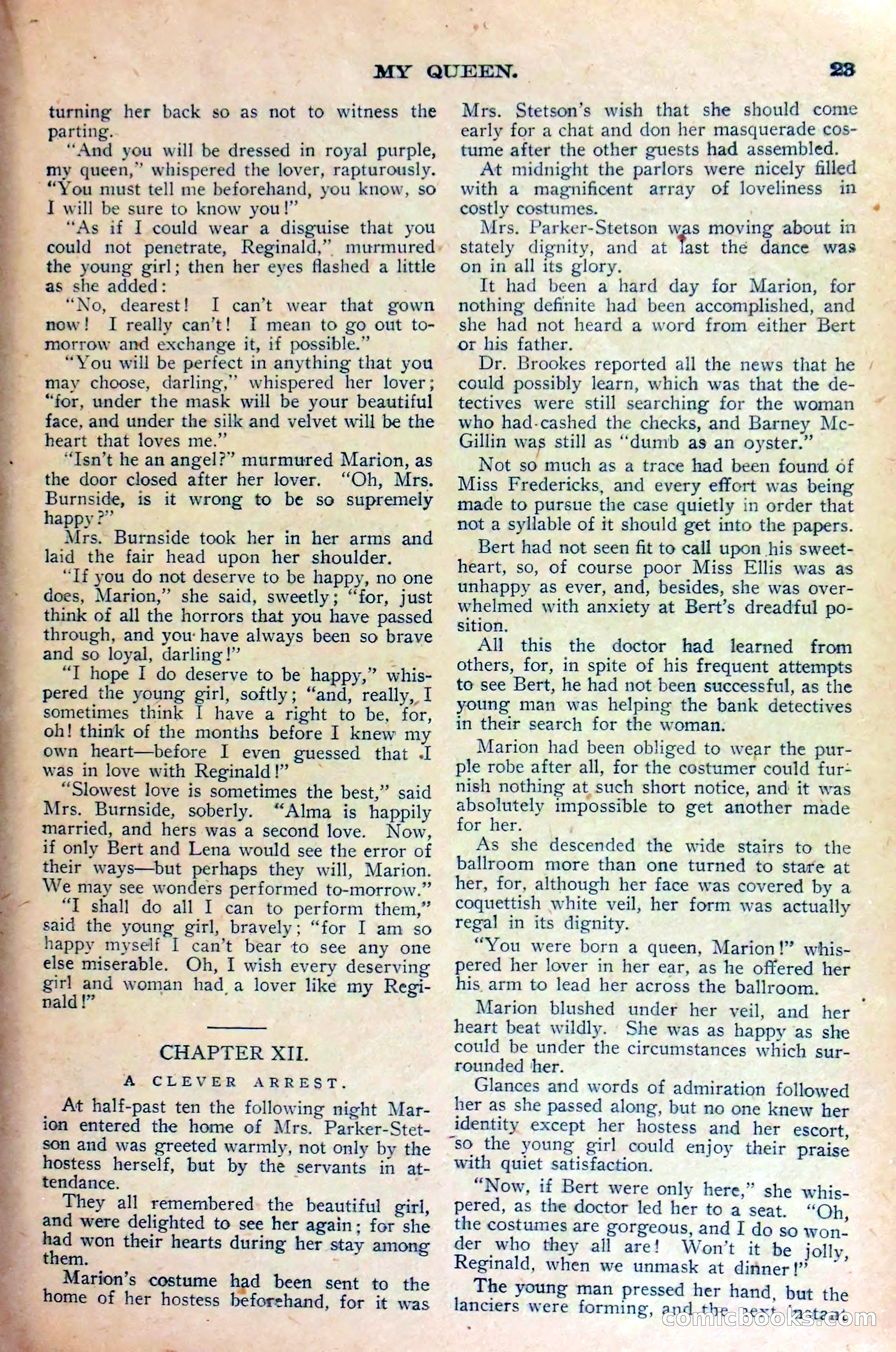 A Lover's Quarrel, or Marion Marlowe's Deceitful Friend — page 26 of 37