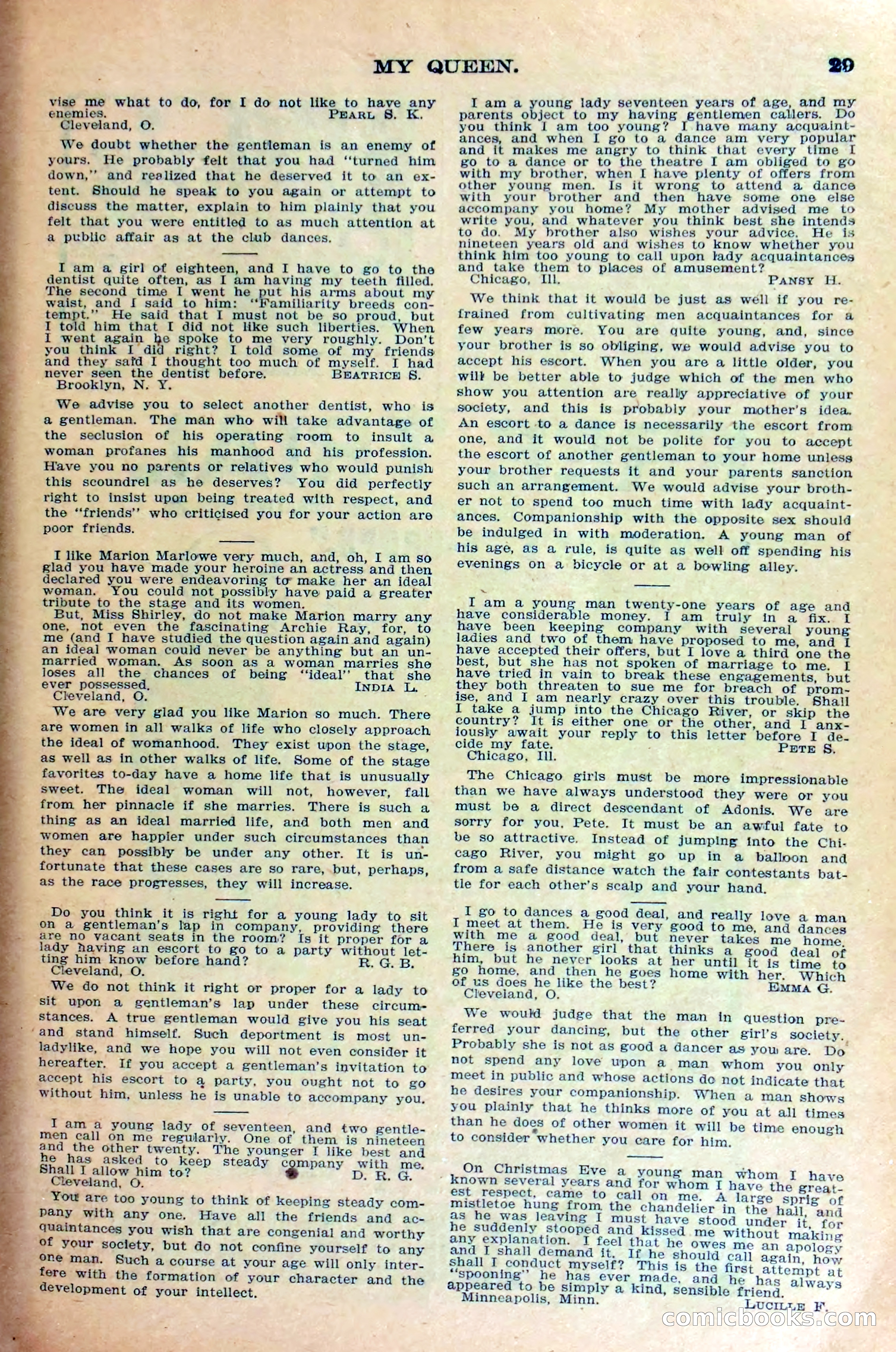 A Lover's Quarrel, or Marion Marlowe's Deceitful Friend — page 32 of 37
