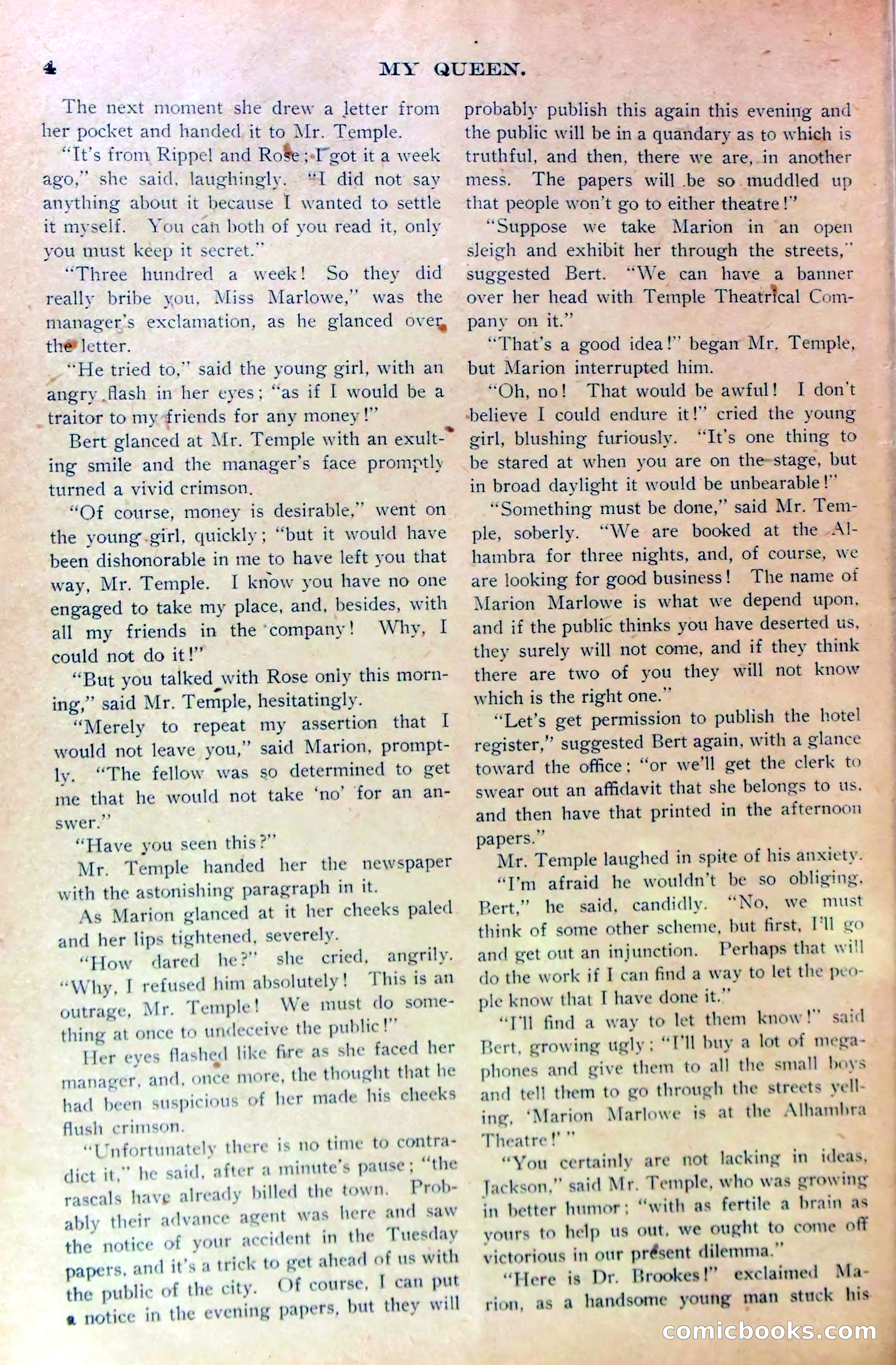 Marion Marlowe in Buffalo, or, Betrayed by a Rival Company — page 7 of 37