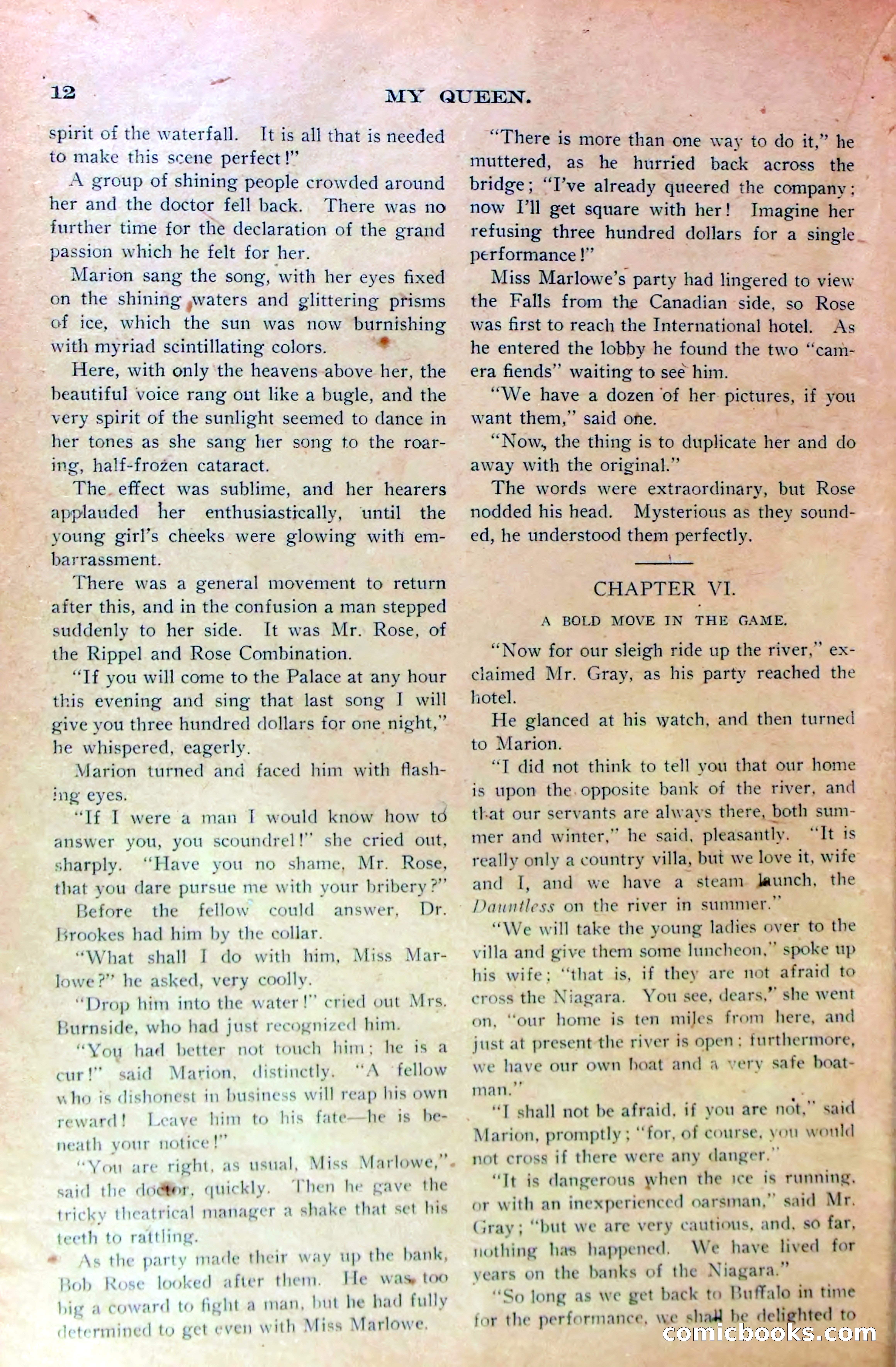 Marion Marlowe in Buffalo, or, Betrayed by a Rival Company — page 15 of 37