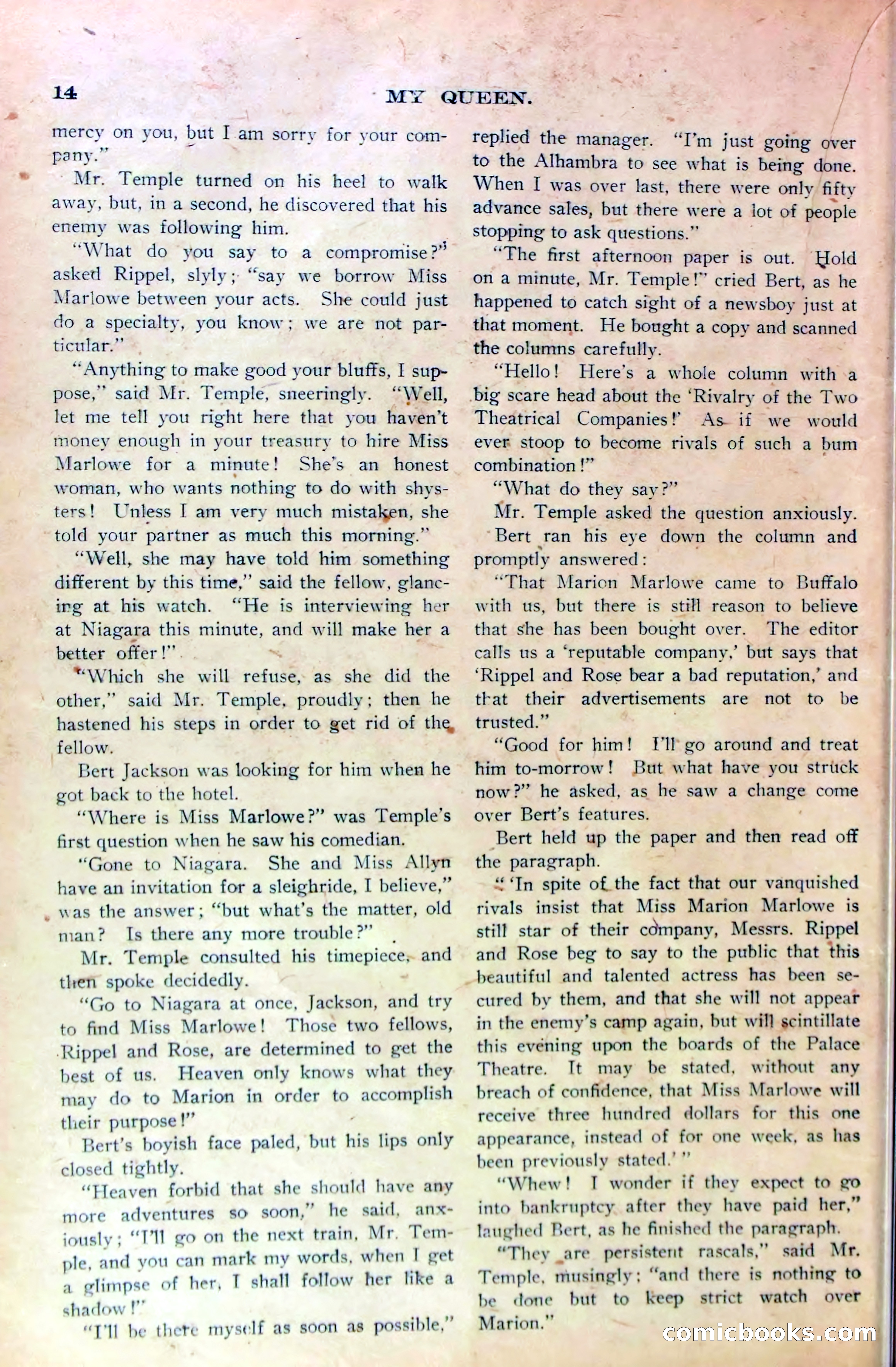Marion Marlowe in Buffalo, or, Betrayed by a Rival Company — page 17 of 37