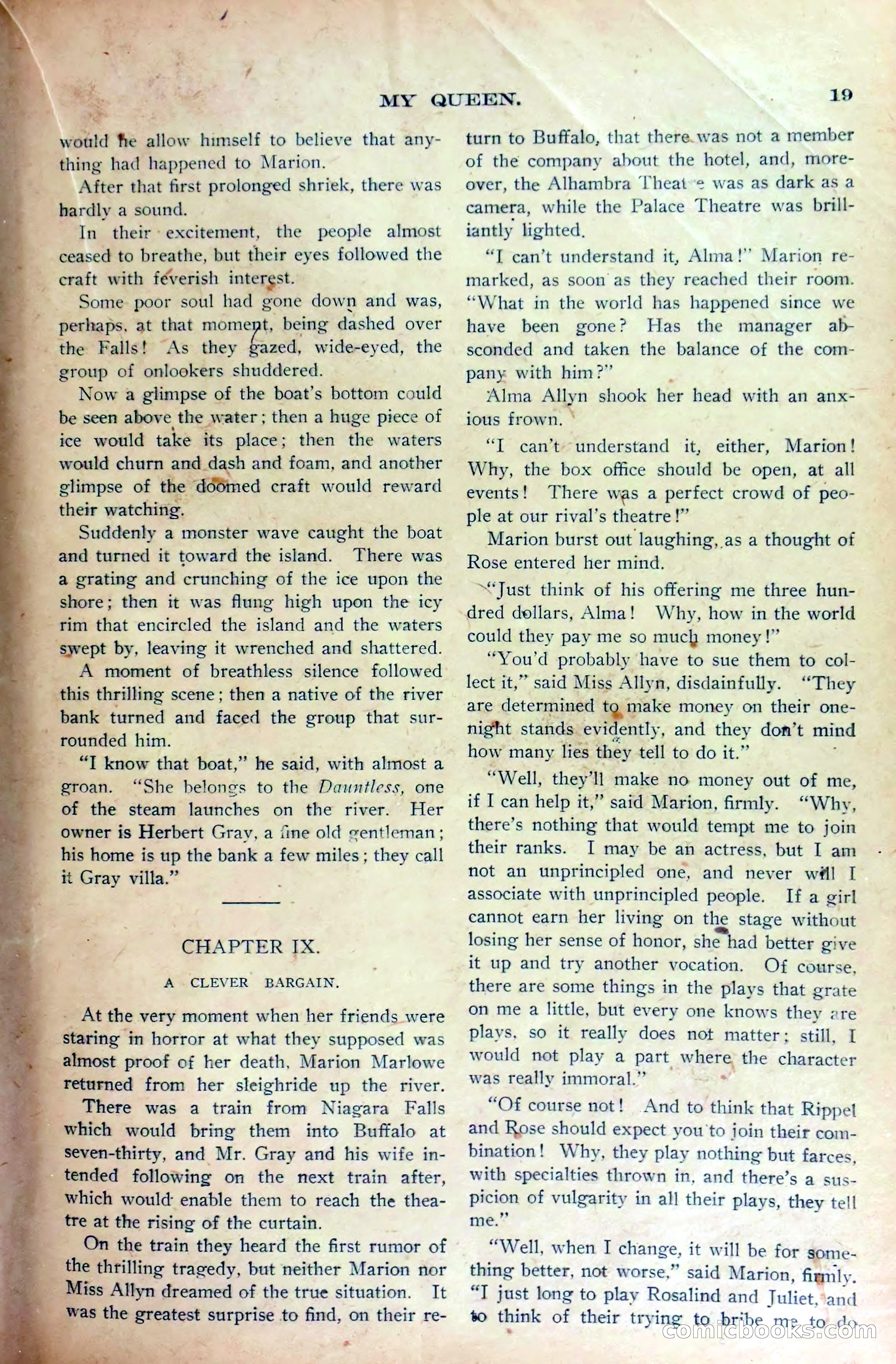 Marion Marlowe in Buffalo, or, Betrayed by a Rival Company — page 22 of 37