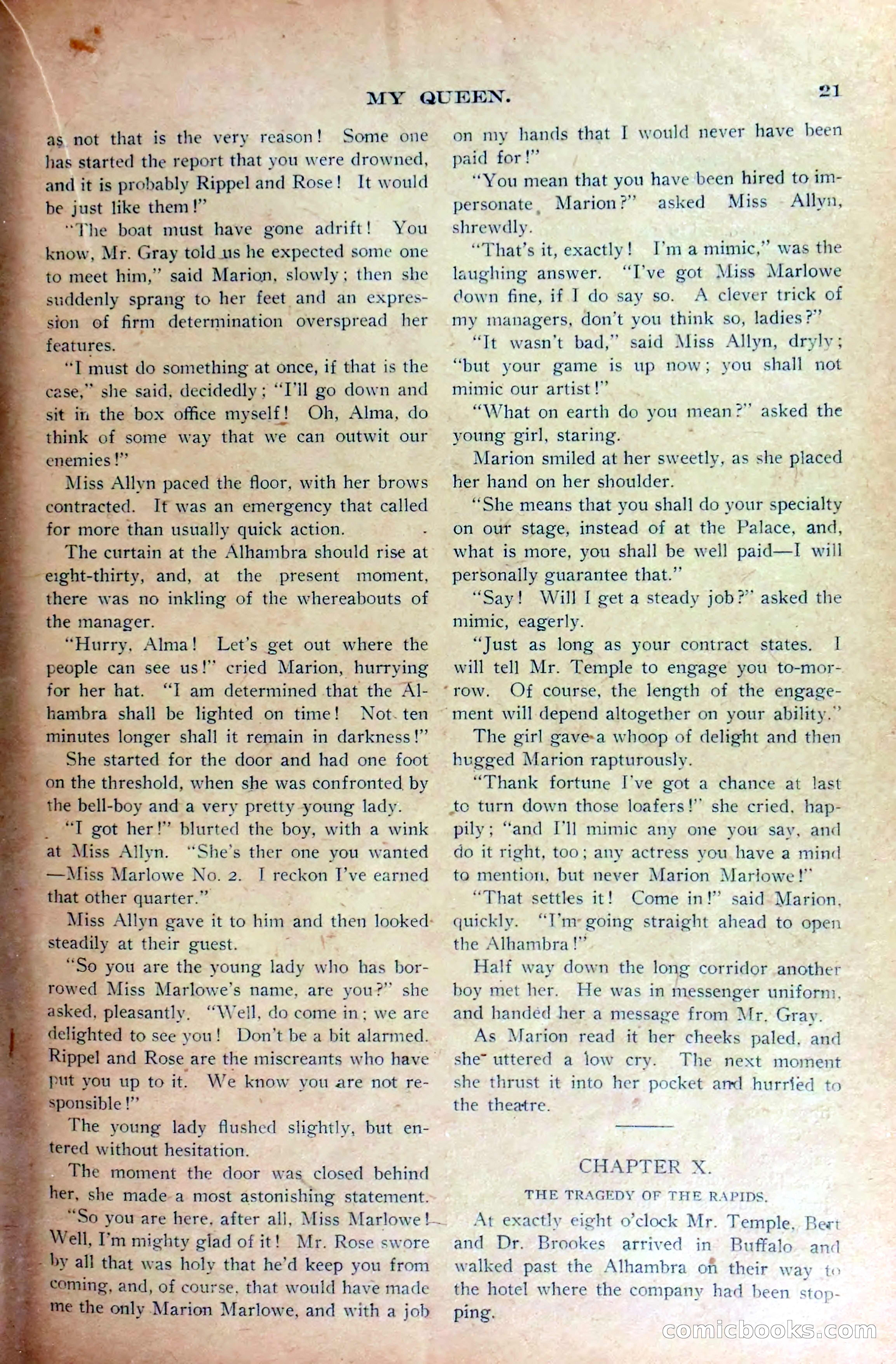 Marion Marlowe in Buffalo, or, Betrayed by a Rival Company — page 24 of 37