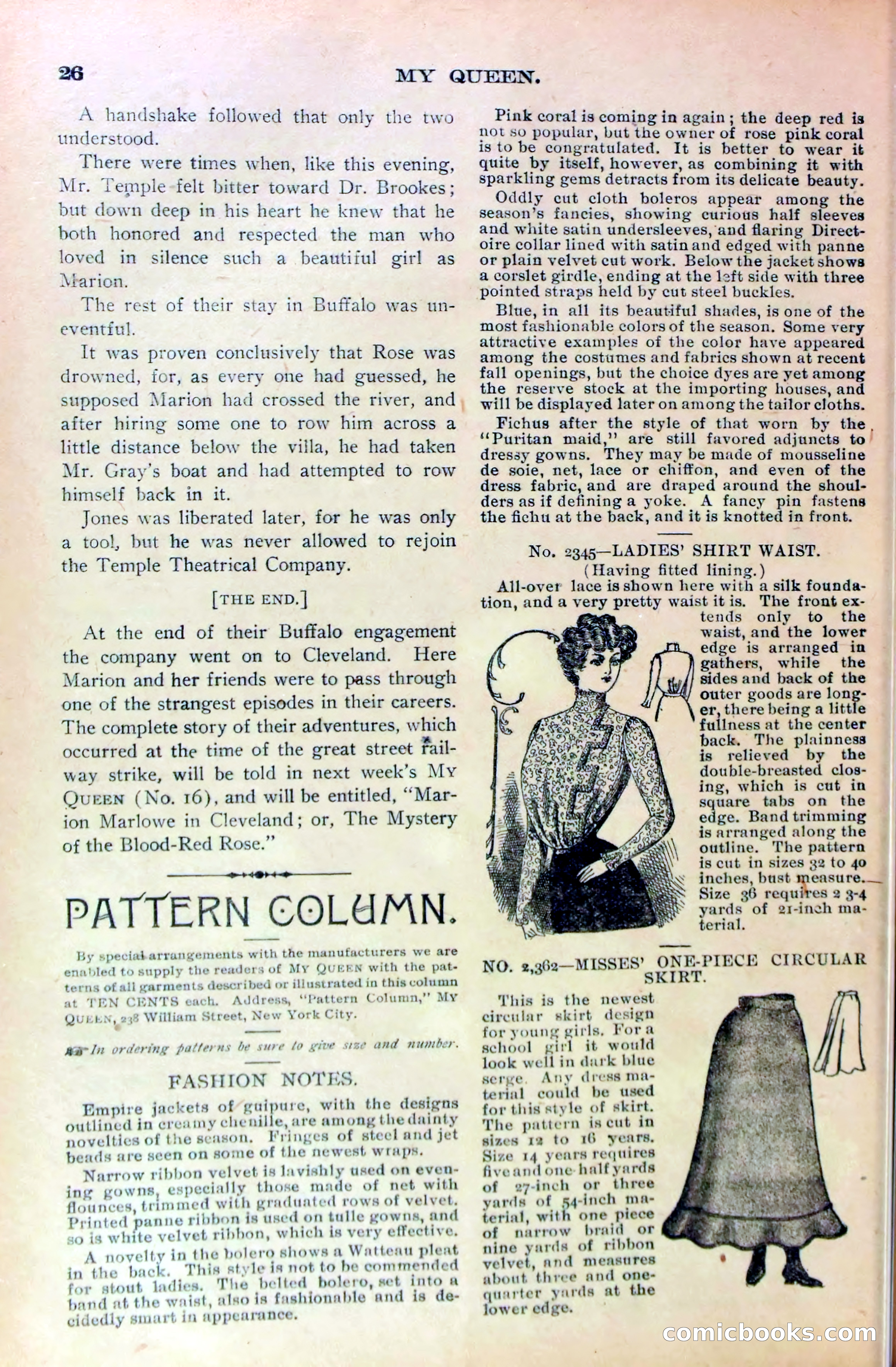 Marion Marlowe in Buffalo, or, Betrayed by a Rival Company — page 29 of 37