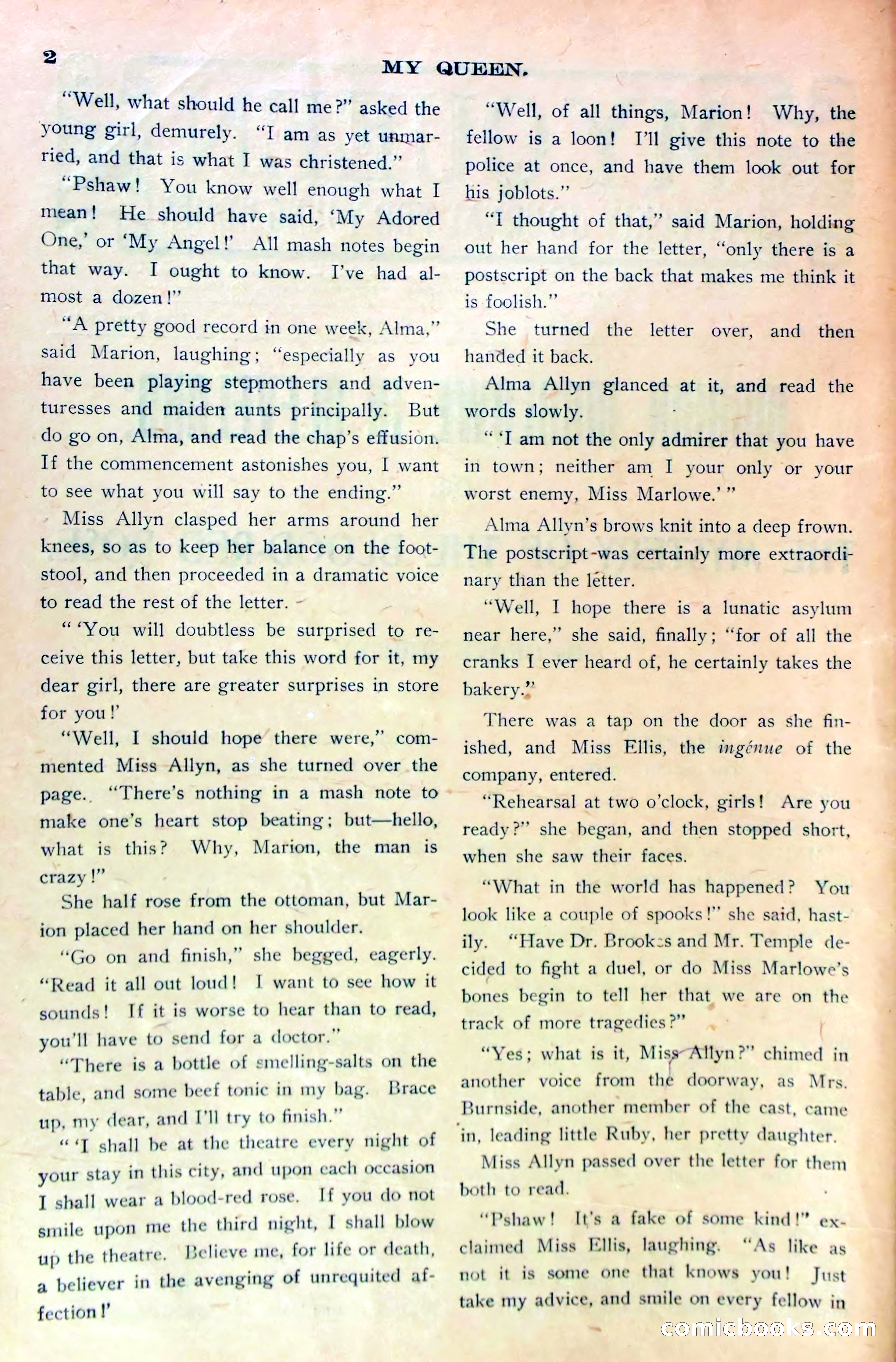 Marion Marlowe in Cleveland, or, The Mystery of the Red Rose — page 5 of 37