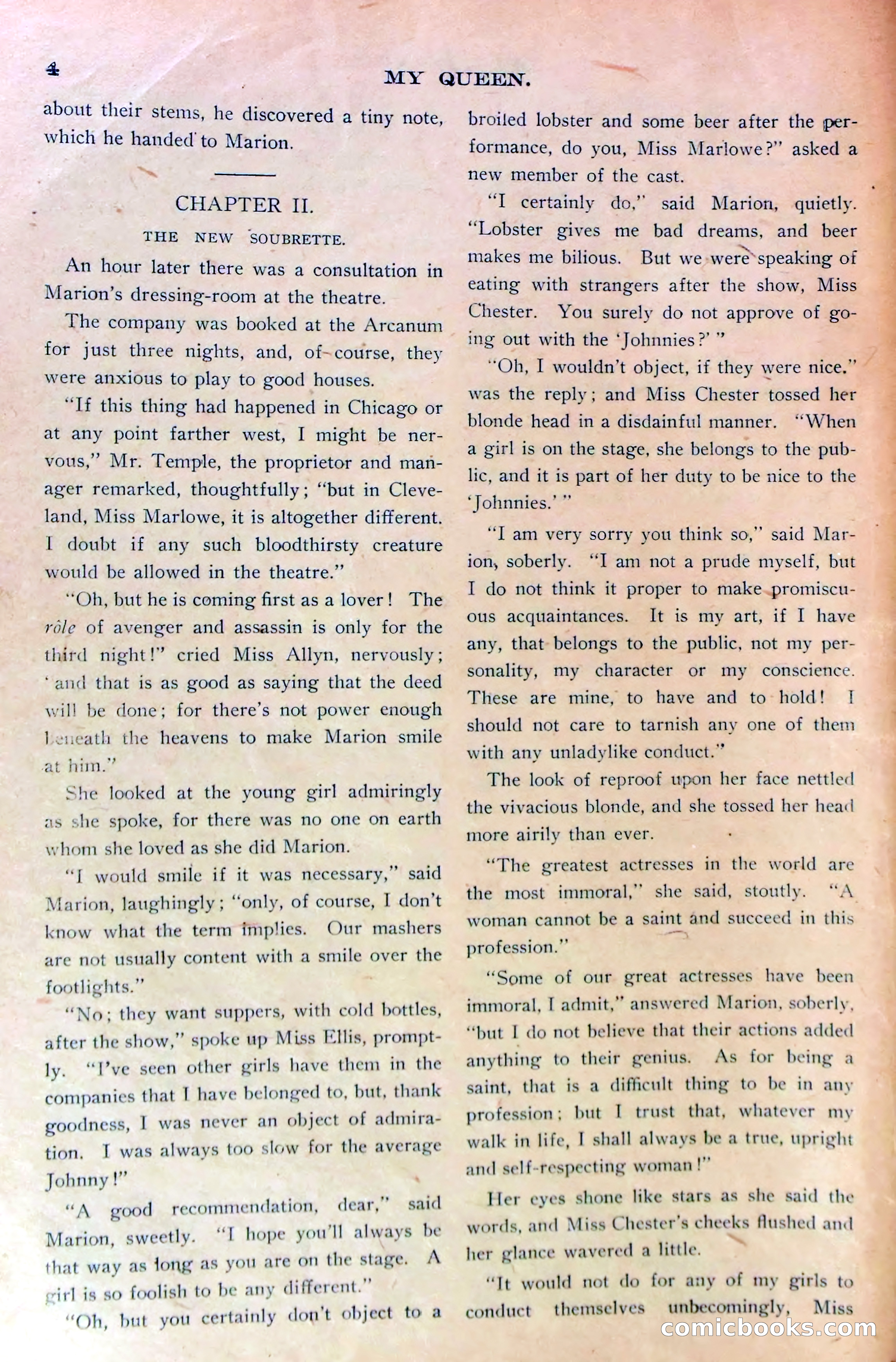 Marion Marlowe in Cleveland, or, The Mystery of the Red Rose — page 7 of 37