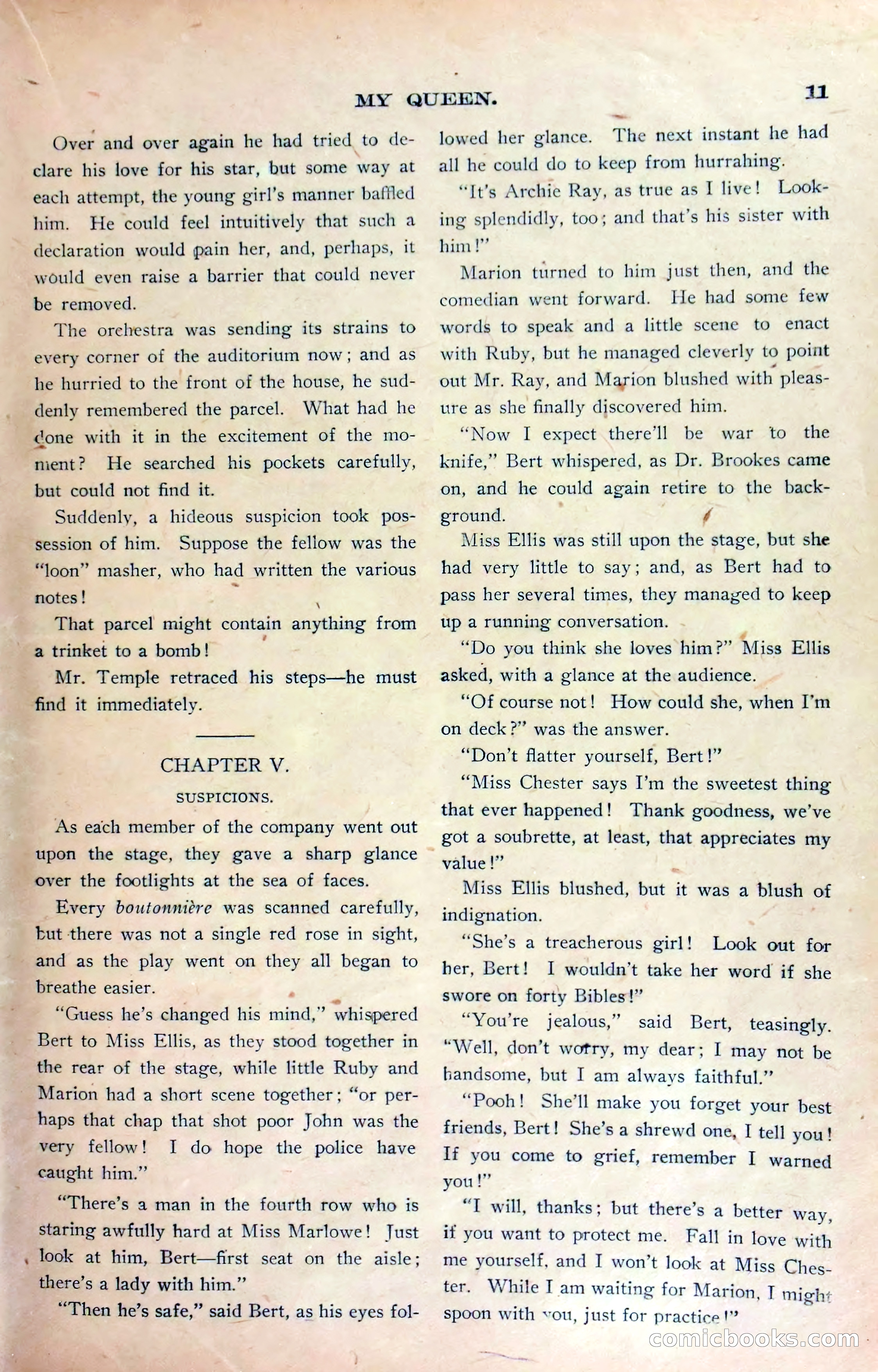 Marion Marlowe in Cleveland, or, The Mystery of the Red Rose — page 14 of 37