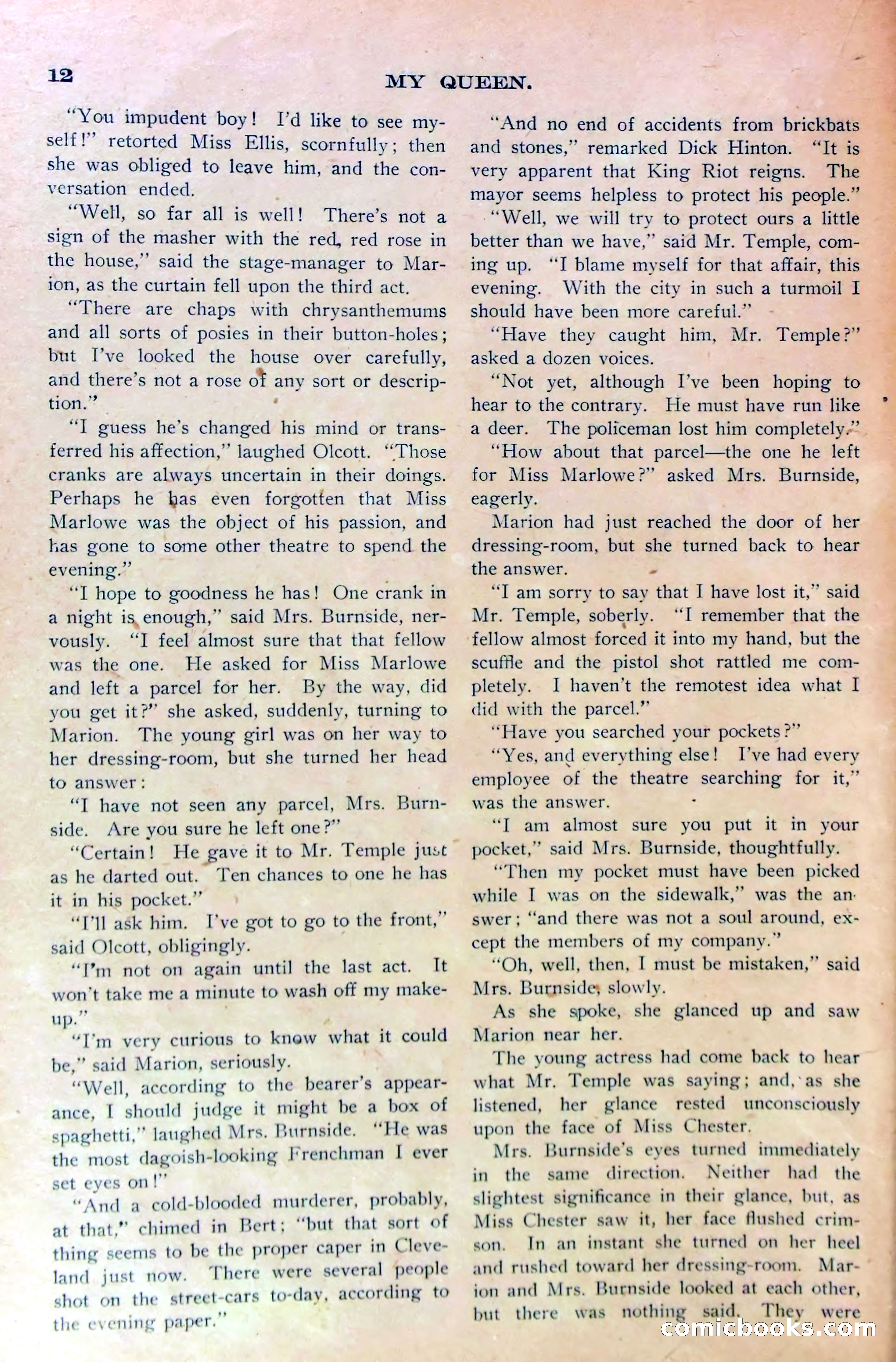 Marion Marlowe in Cleveland, or, The Mystery of the Red Rose — page 15 of 37