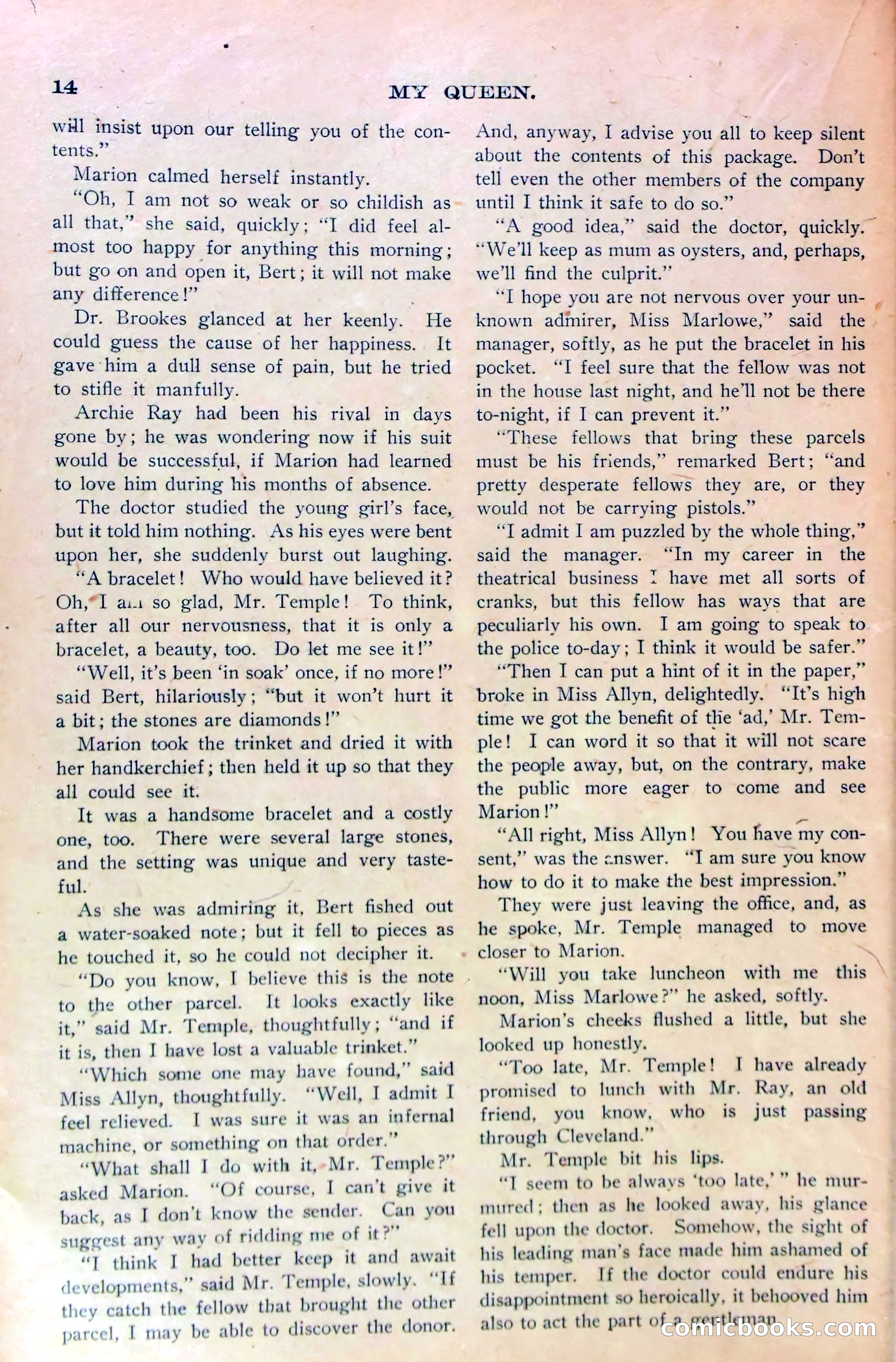 Marion Marlowe in Cleveland, or, The Mystery of the Red Rose — page 17 of 37