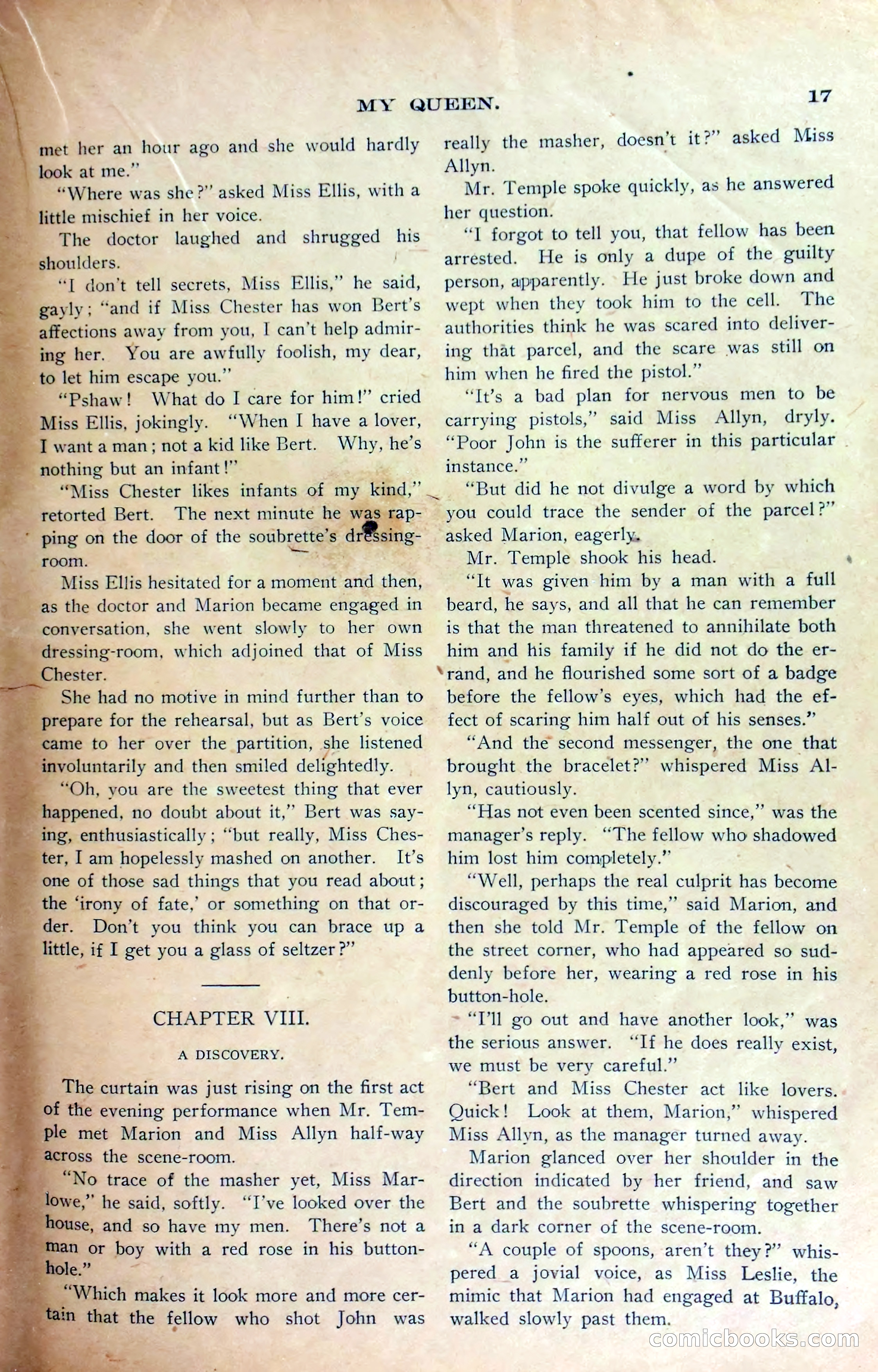 Marion Marlowe in Cleveland, or, The Mystery of the Red Rose — page 20 of 37