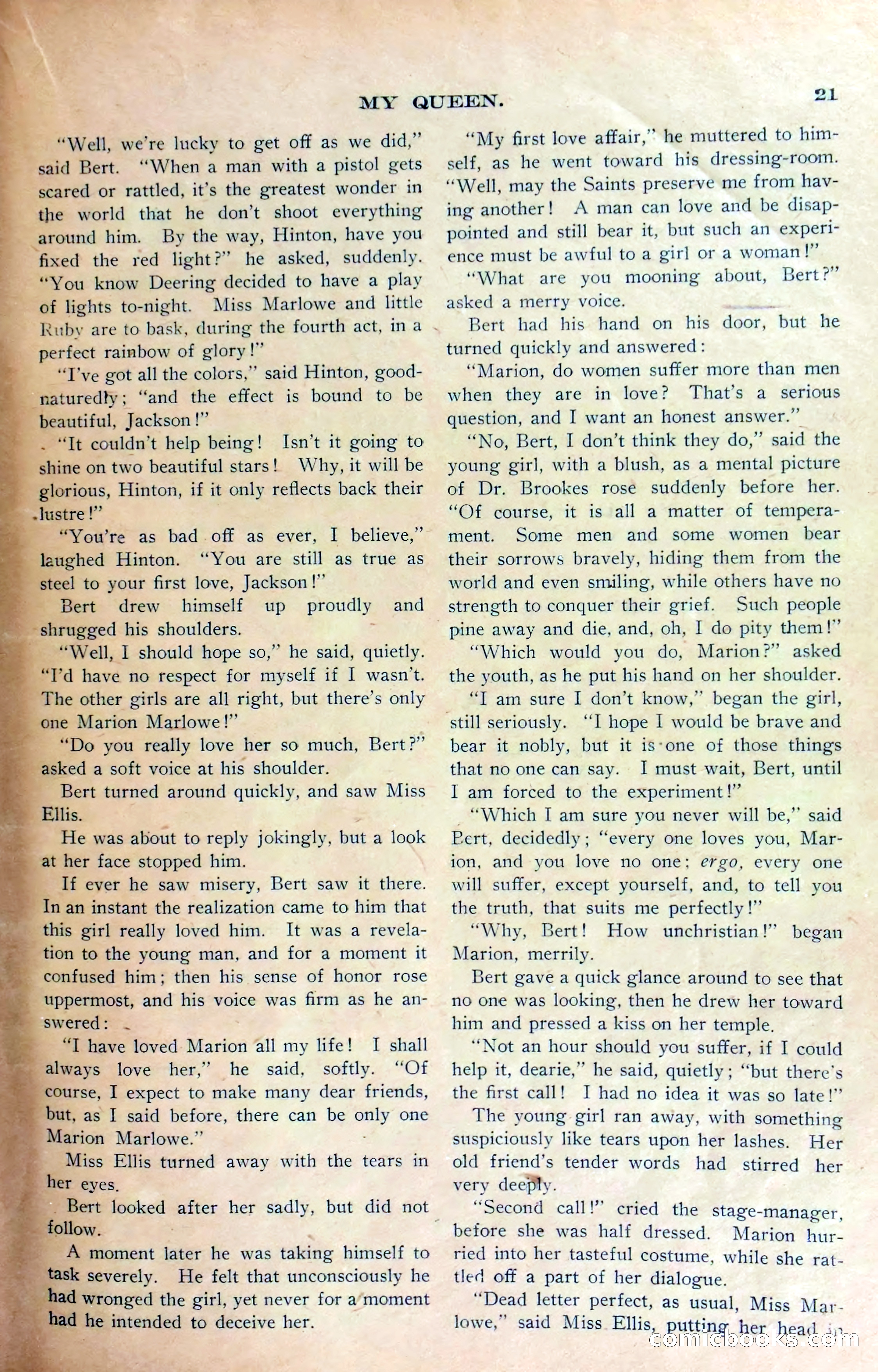 Marion Marlowe in Cleveland, or, The Mystery of the Red Rose — page 24 of 37