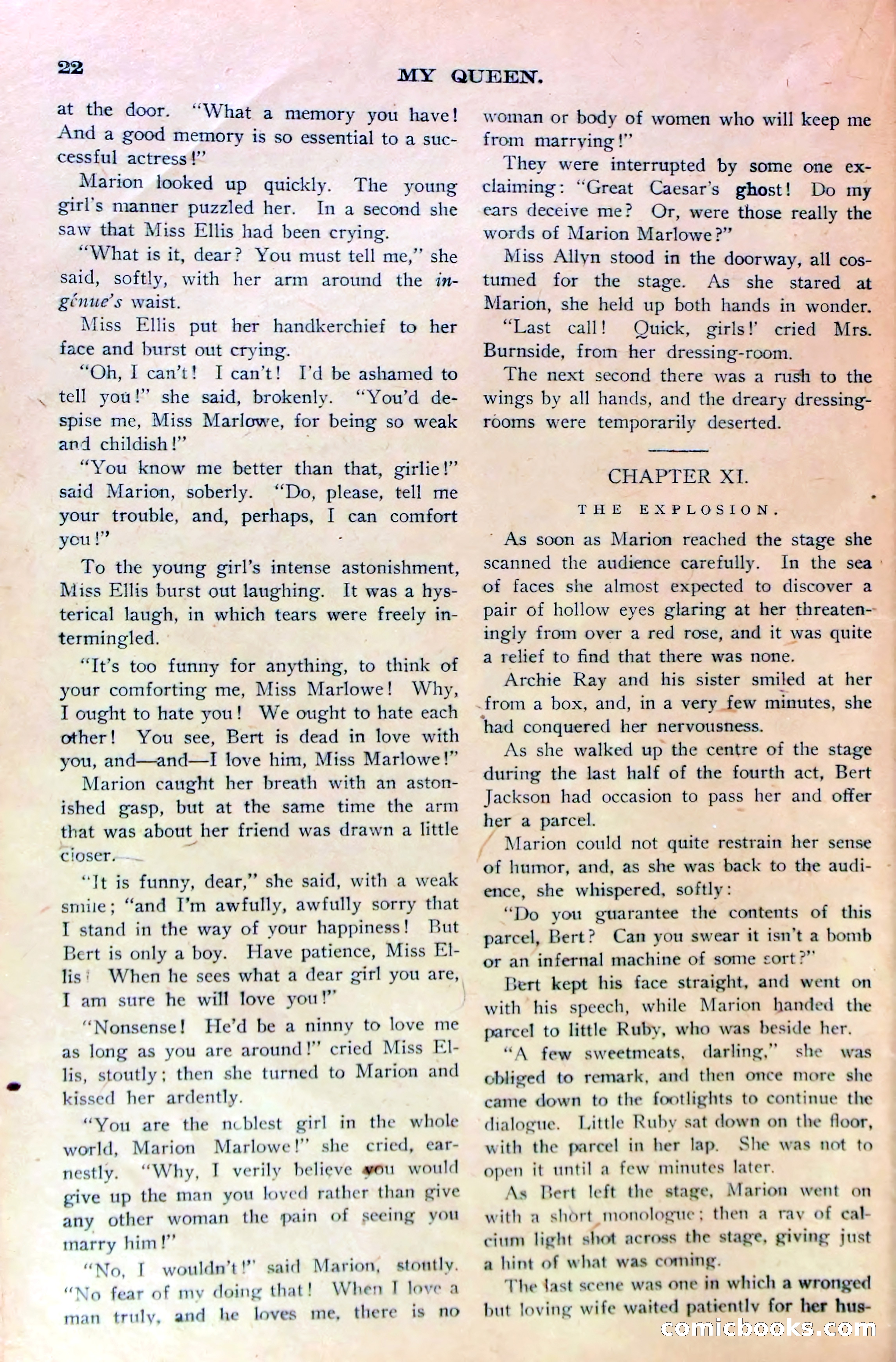 Marion Marlowe in Cleveland, or, The Mystery of the Red Rose — page 25 of 37