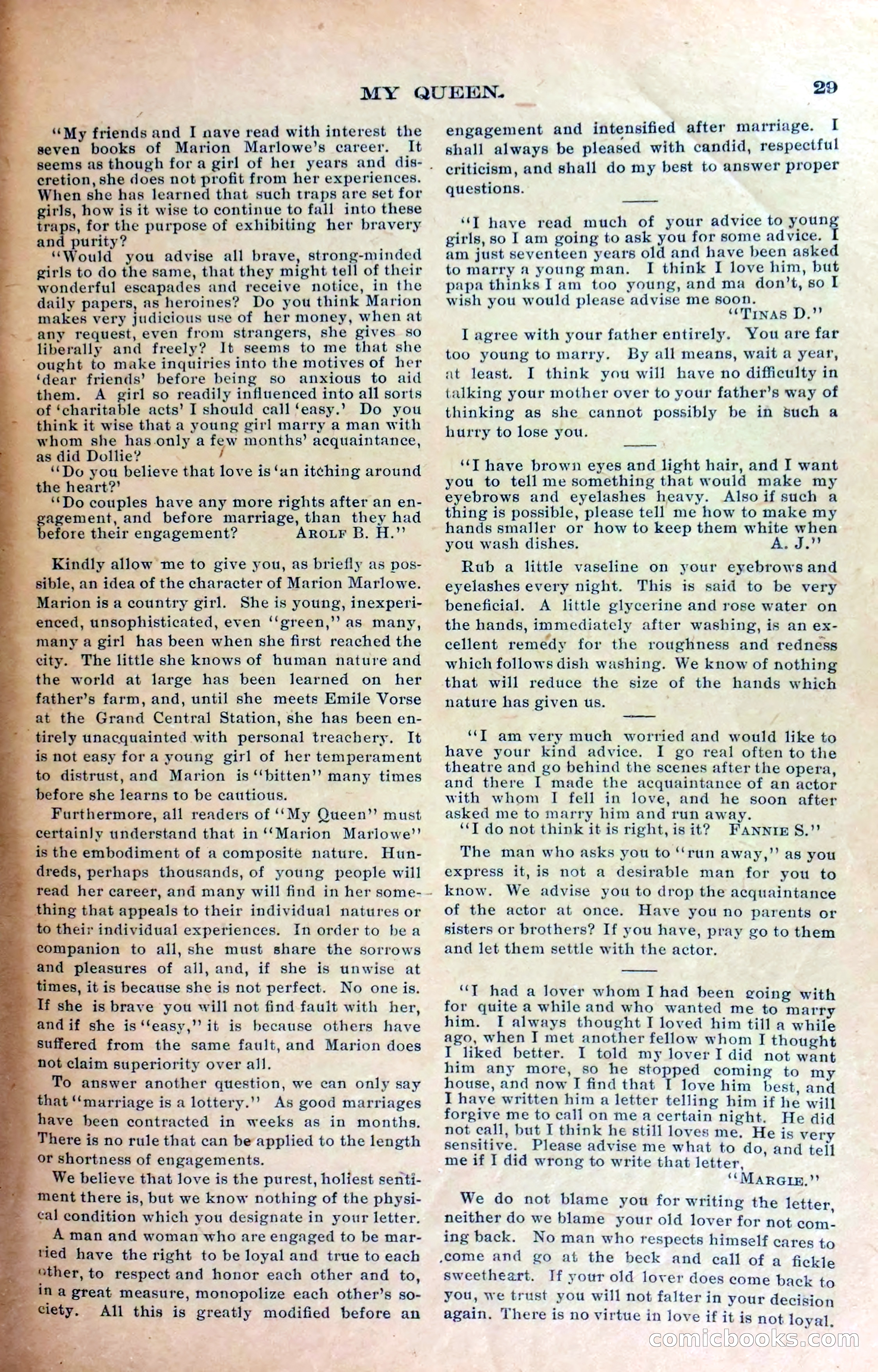 Marion Marlowe in Cleveland, or, The Mystery of the Red Rose — page 32 of 37