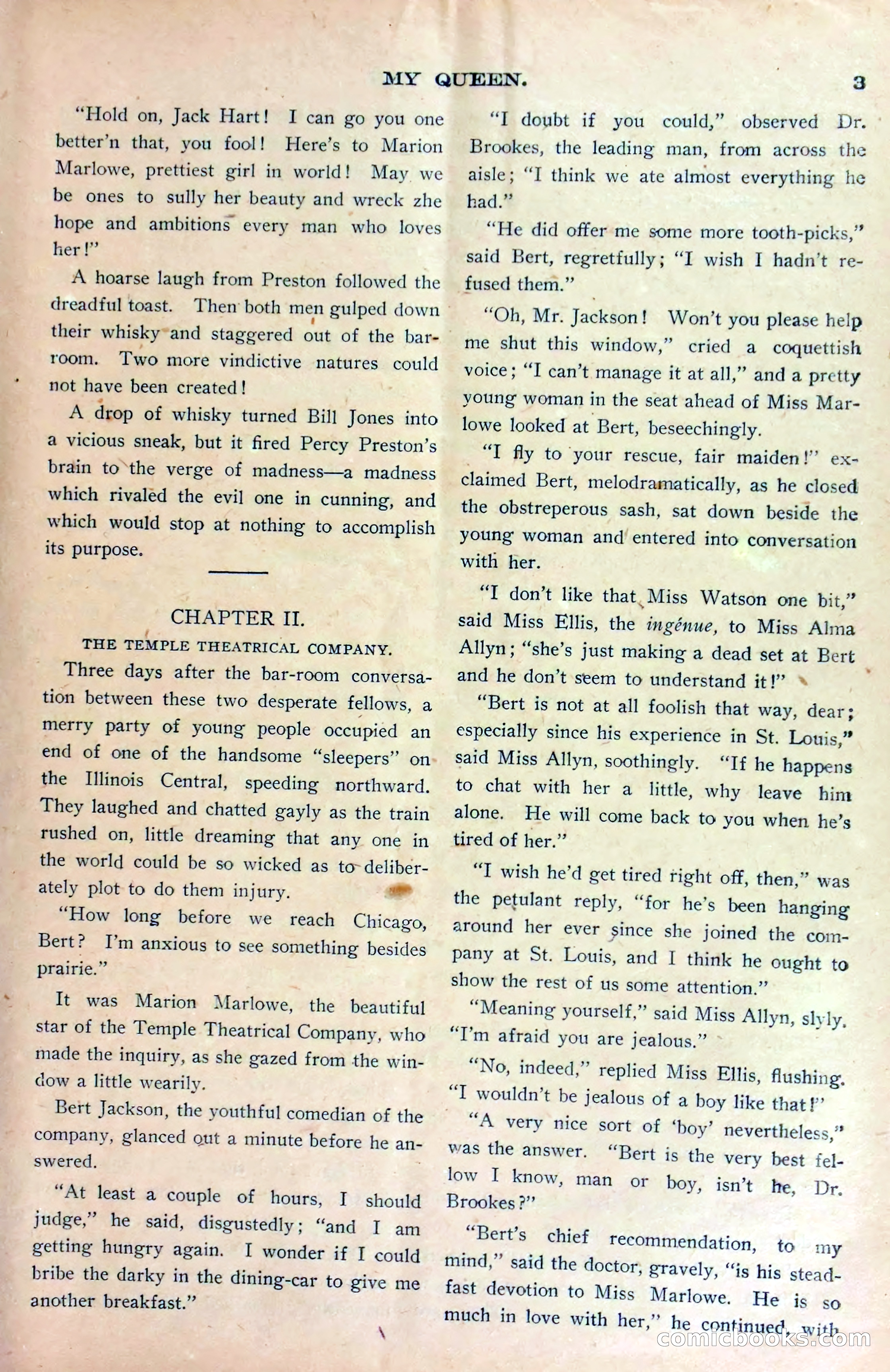 Marion Marlowe in Chicago, or, Trapped by a Lunatic — page 6 of 37