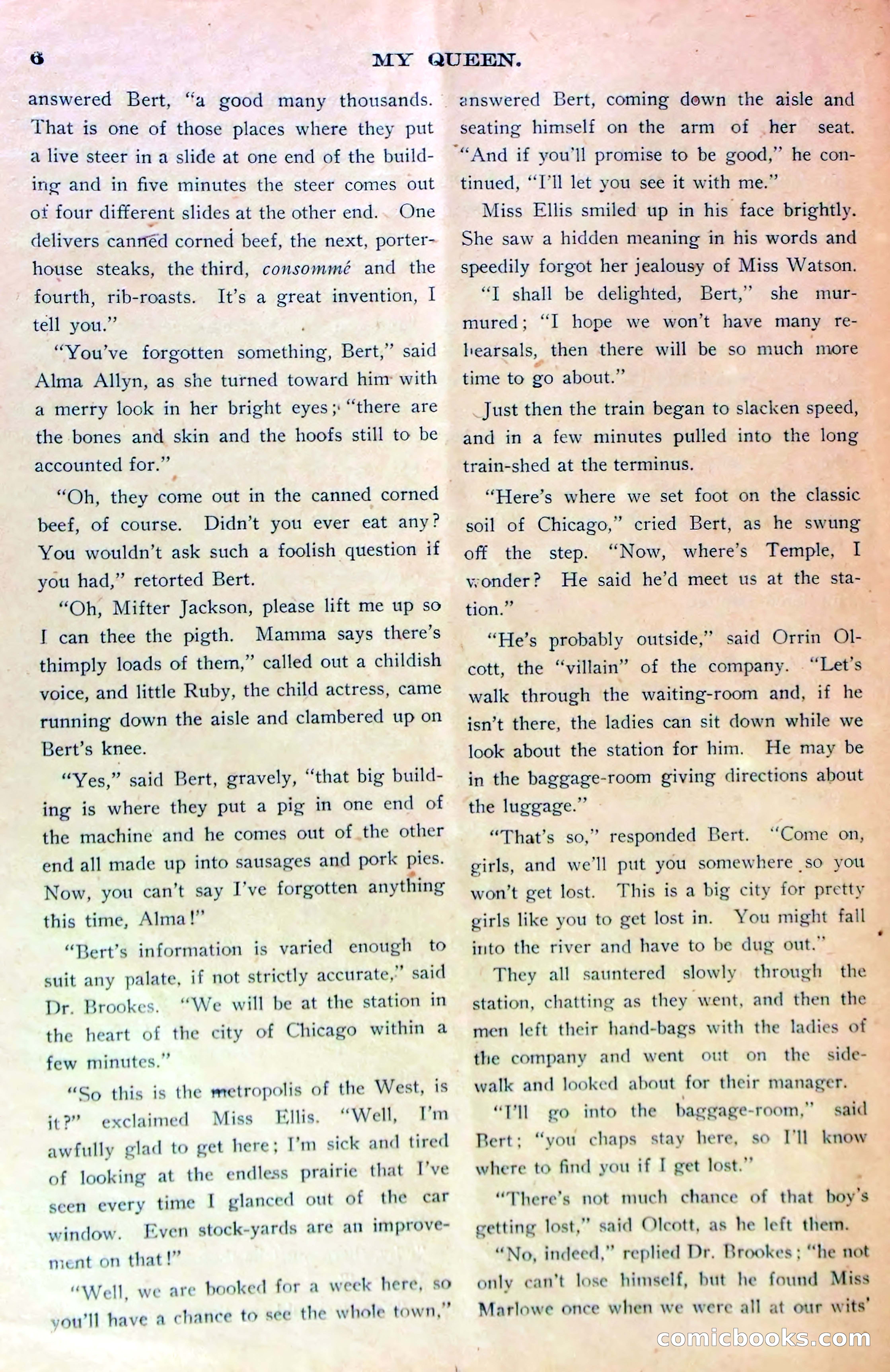 Marion Marlowe in Chicago, or, Trapped by a Lunatic — page 9 of 37