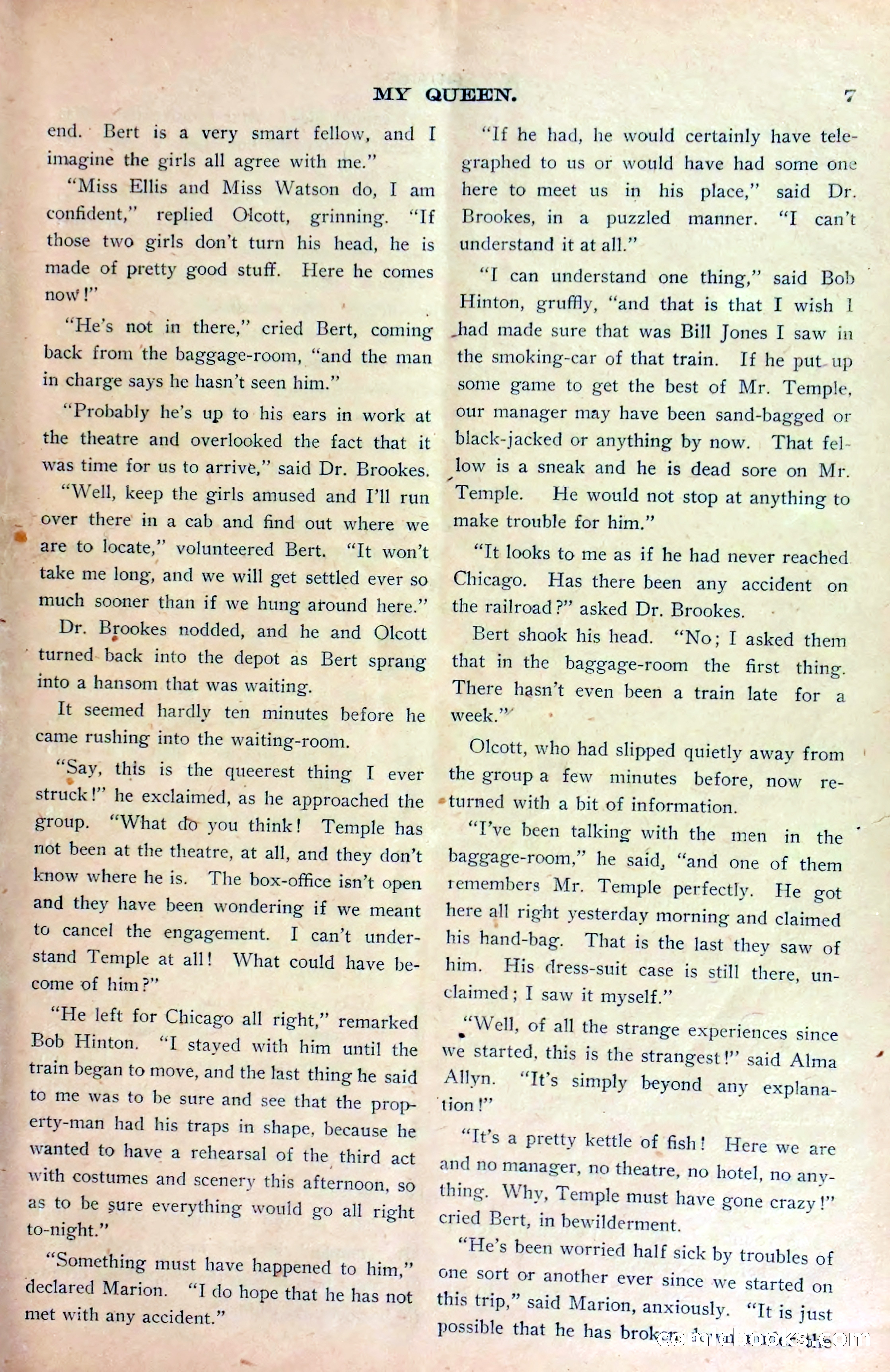 Marion Marlowe in Chicago, or, Trapped by a Lunatic — page 10 of 37
