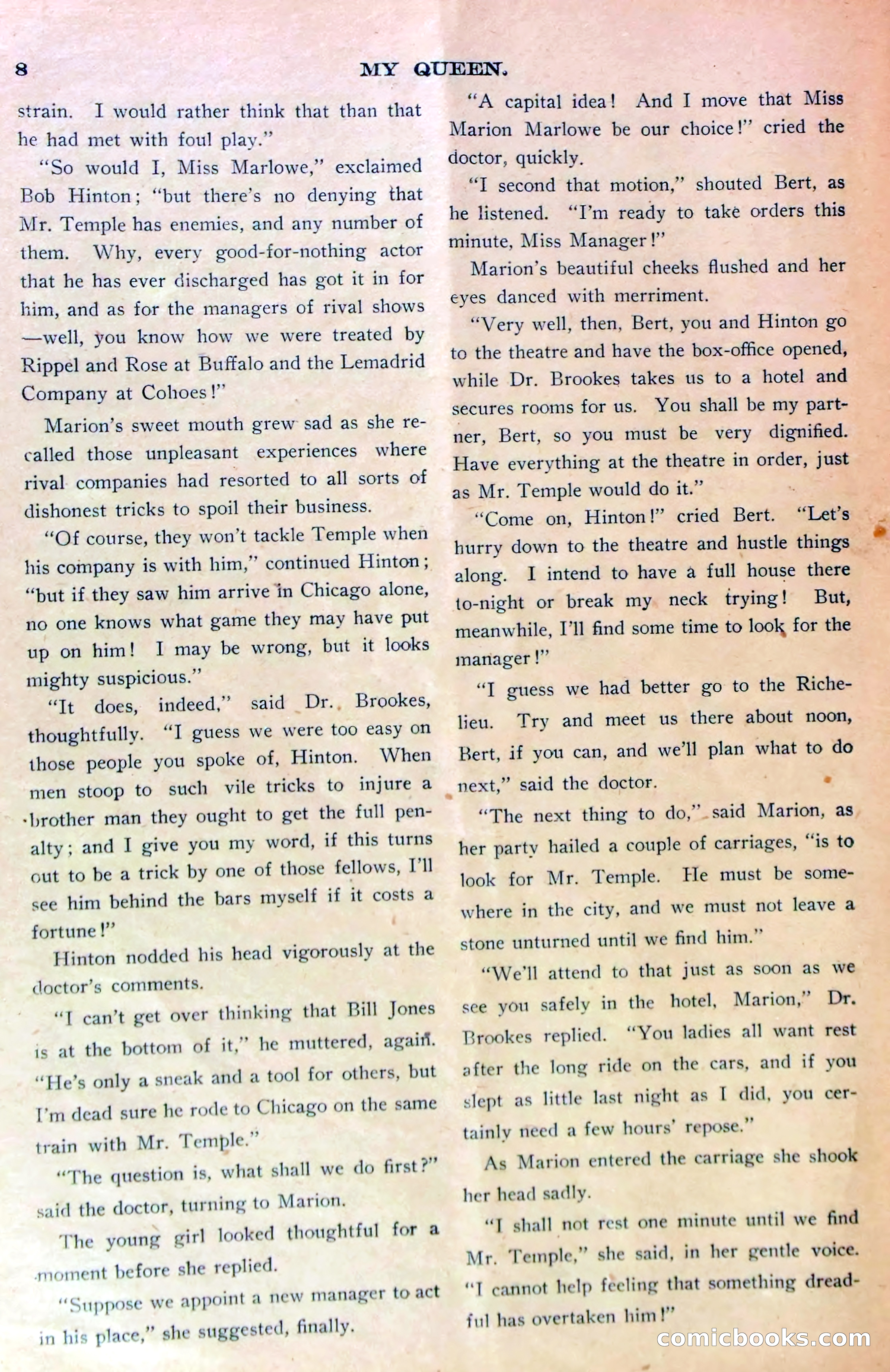 Marion Marlowe in Chicago, or, Trapped by a Lunatic — page 11 of 37