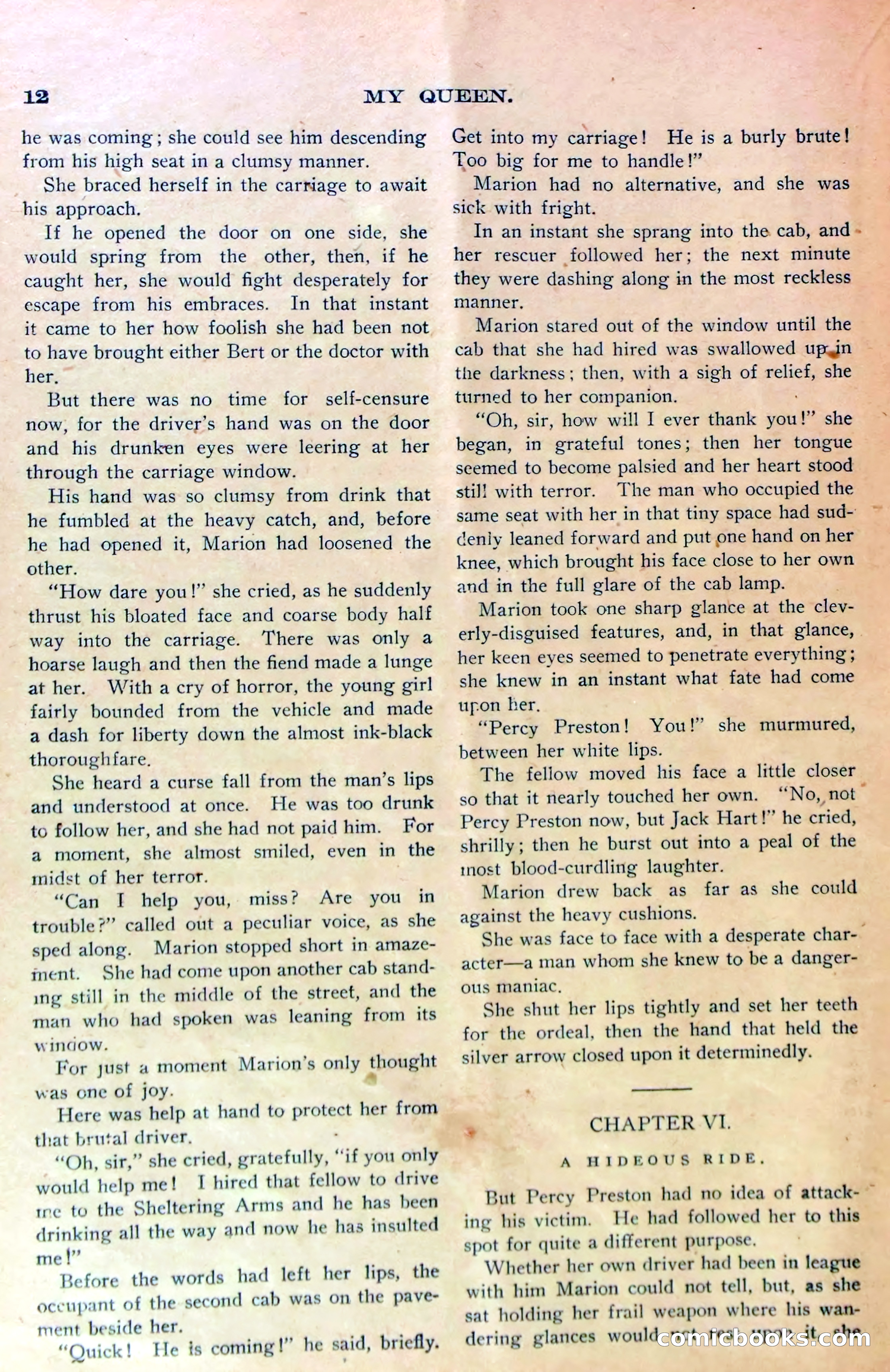 Marion Marlowe in Chicago, or, Trapped by a Lunatic — page 15 of 37