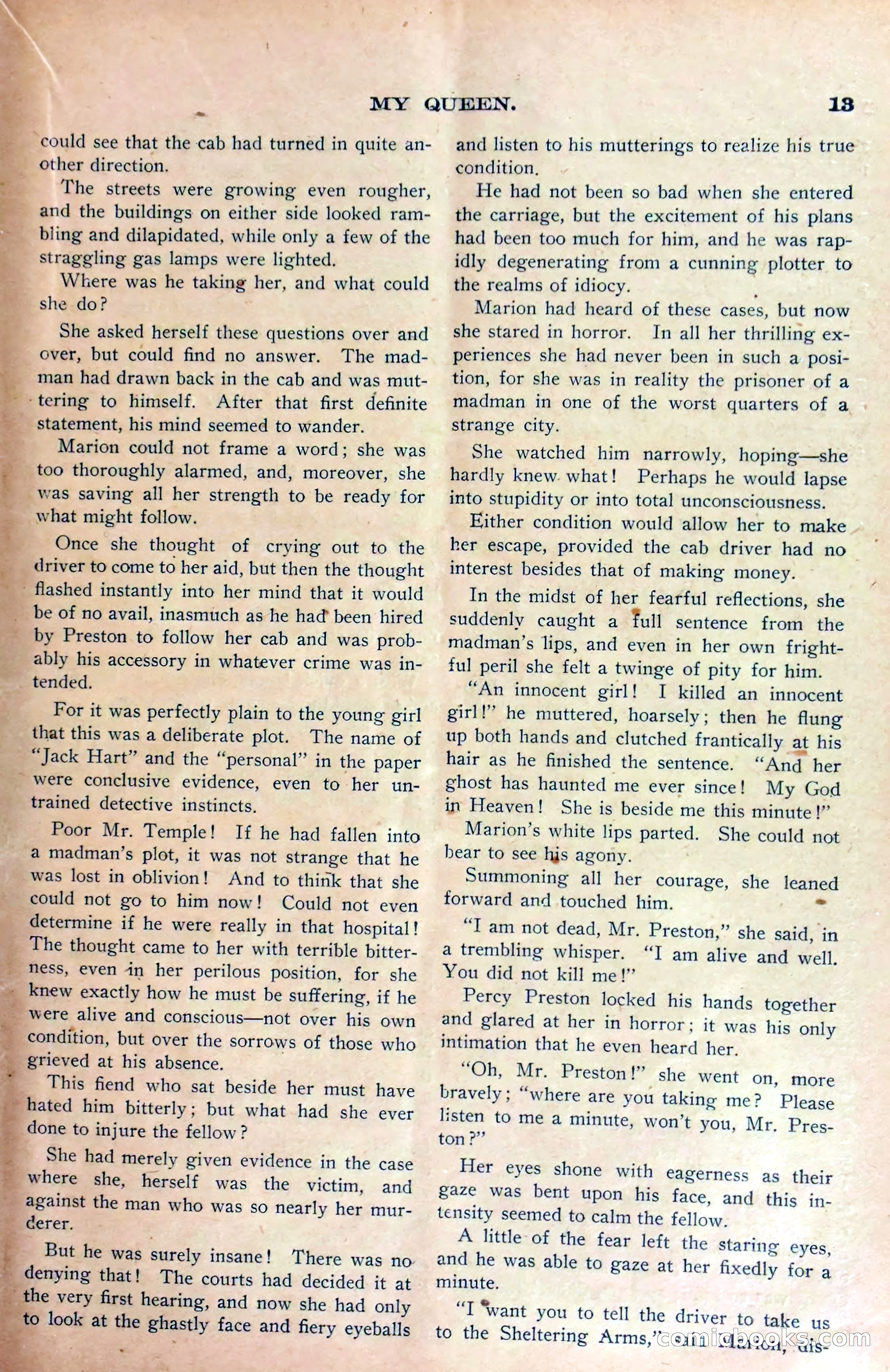 Marion Marlowe in Chicago, or, Trapped by a Lunatic — page 16 of 37