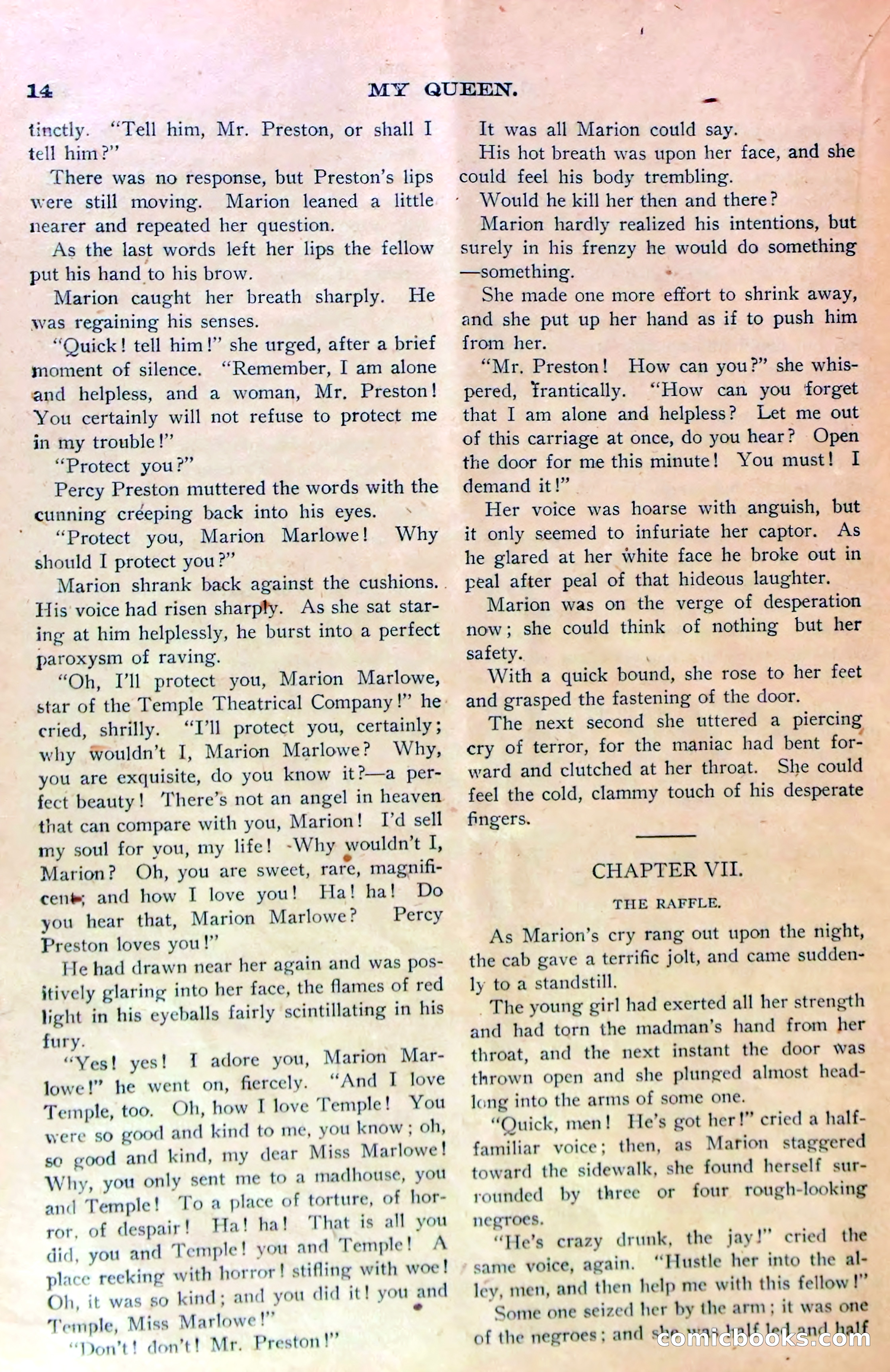 Marion Marlowe in Chicago, or, Trapped by a Lunatic — page 17 of 37