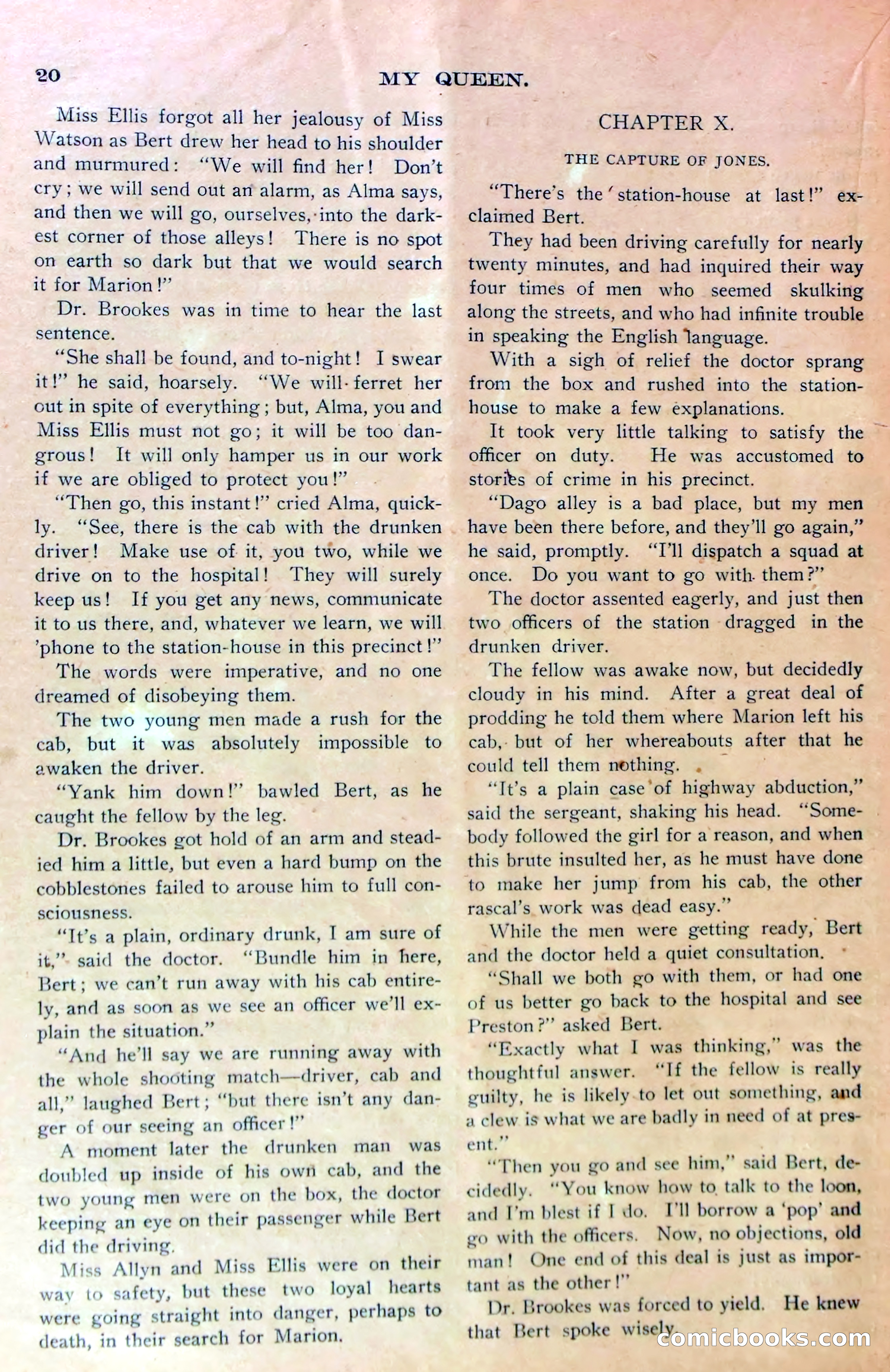 Marion Marlowe in Chicago, or, Trapped by a Lunatic — page 23 of 37