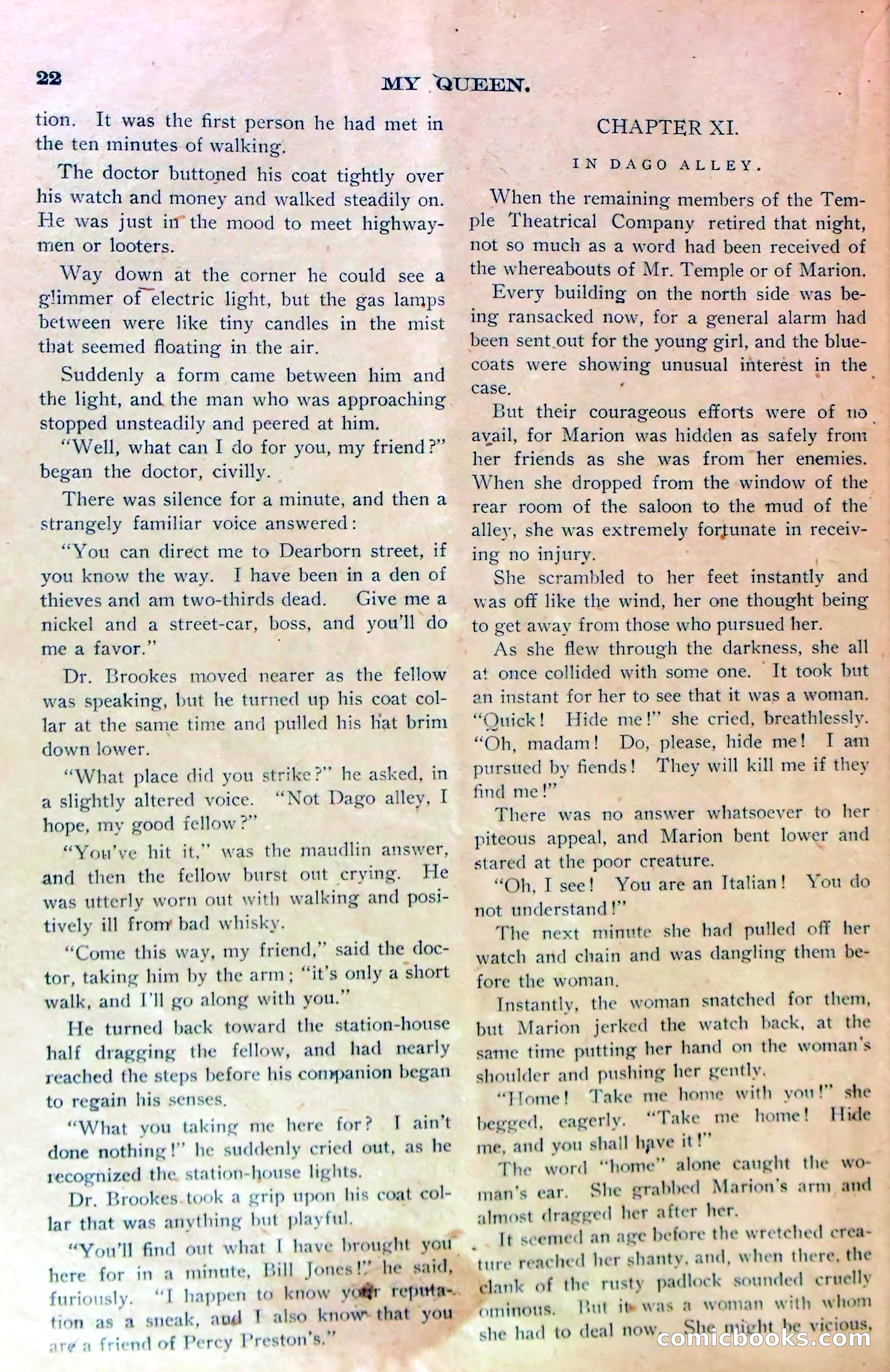 Marion Marlowe in Chicago, or, Trapped by a Lunatic — page 25 of 37