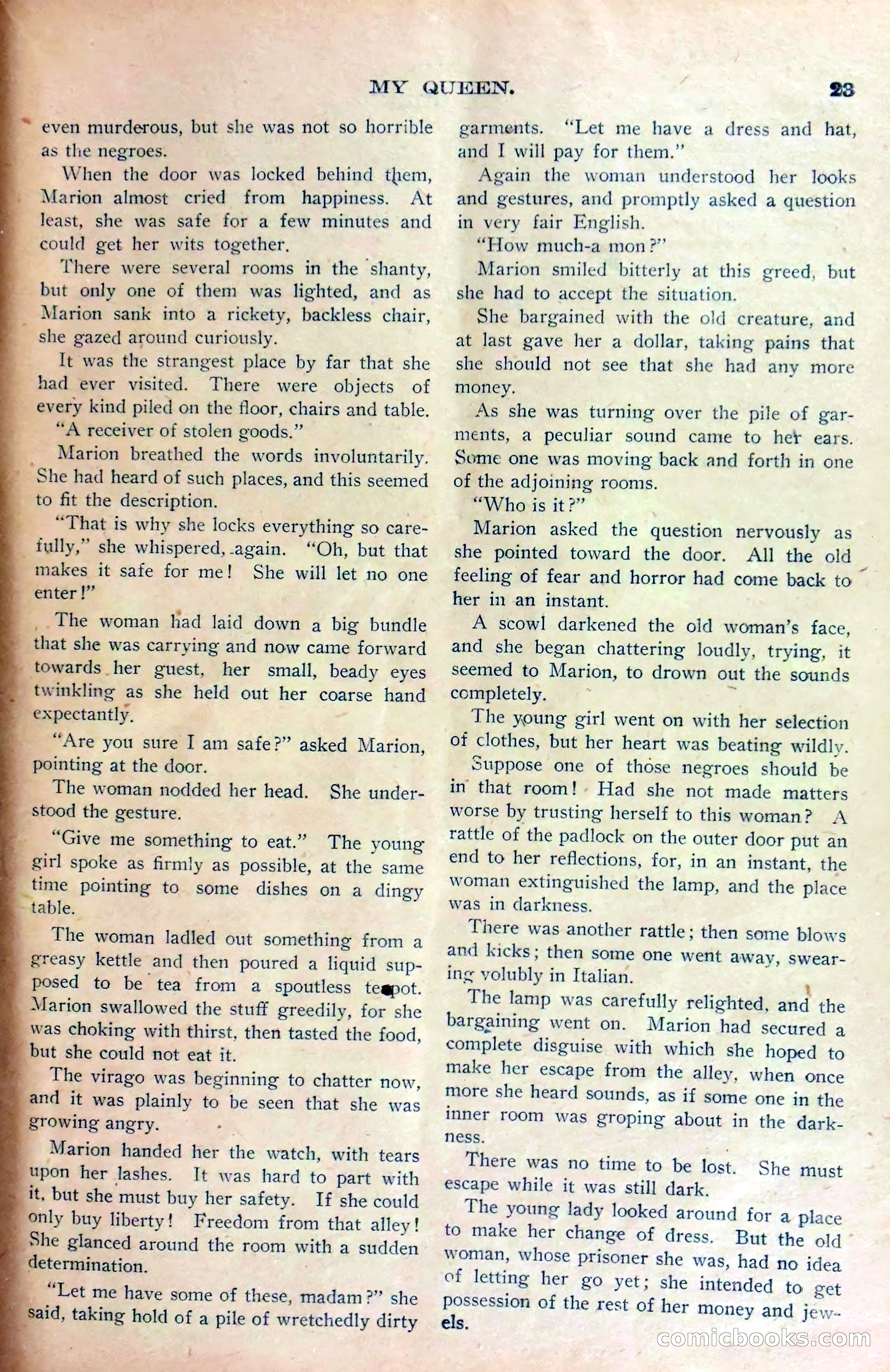 Marion Marlowe in Chicago, or, Trapped by a Lunatic — page 26 of 37
