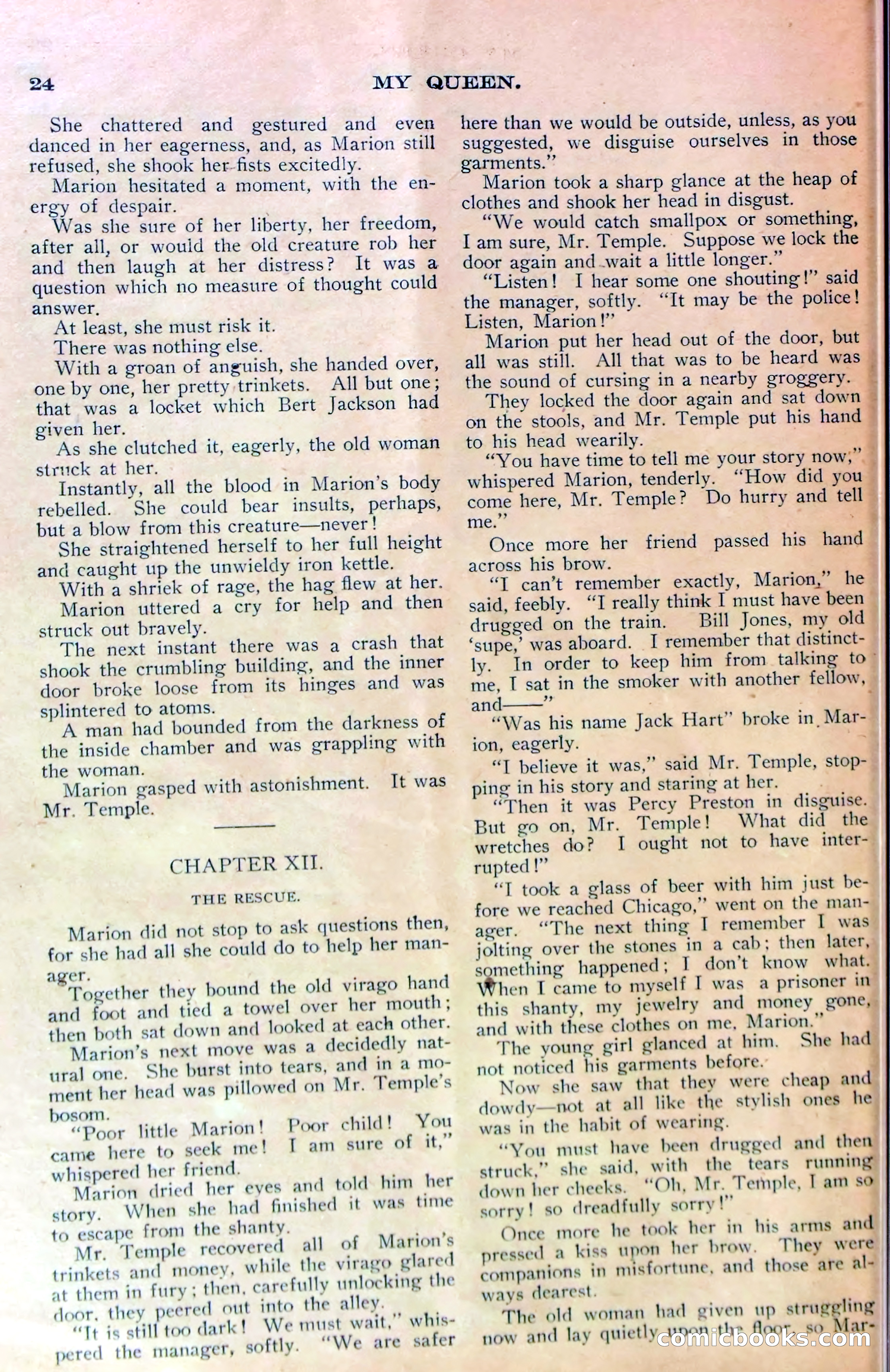 Marion Marlowe in Chicago, or, Trapped by a Lunatic — page 27 of 37
