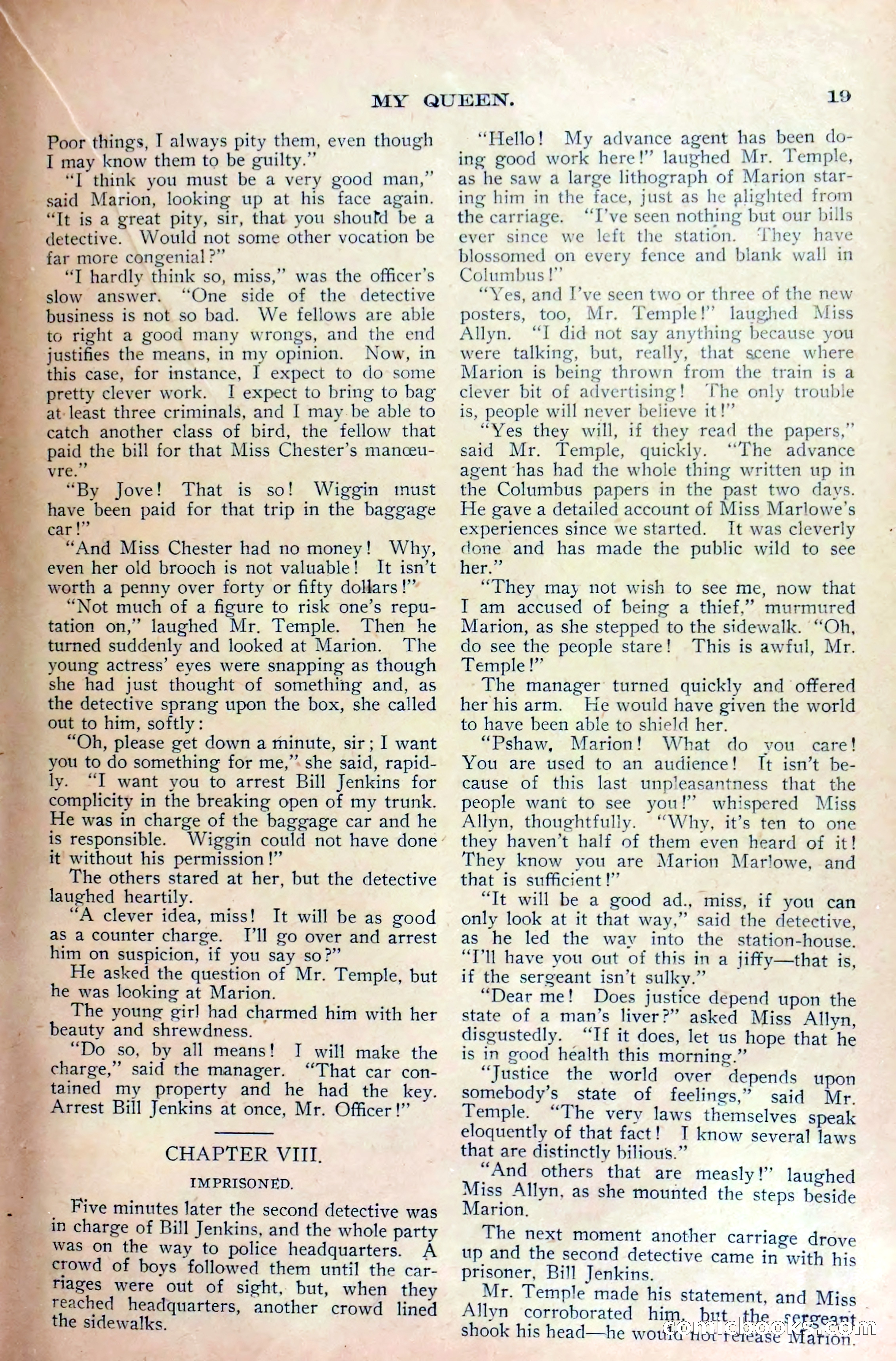 Marion Marlowe in Columbus, or, Accused of a Crime — page 22 of 37