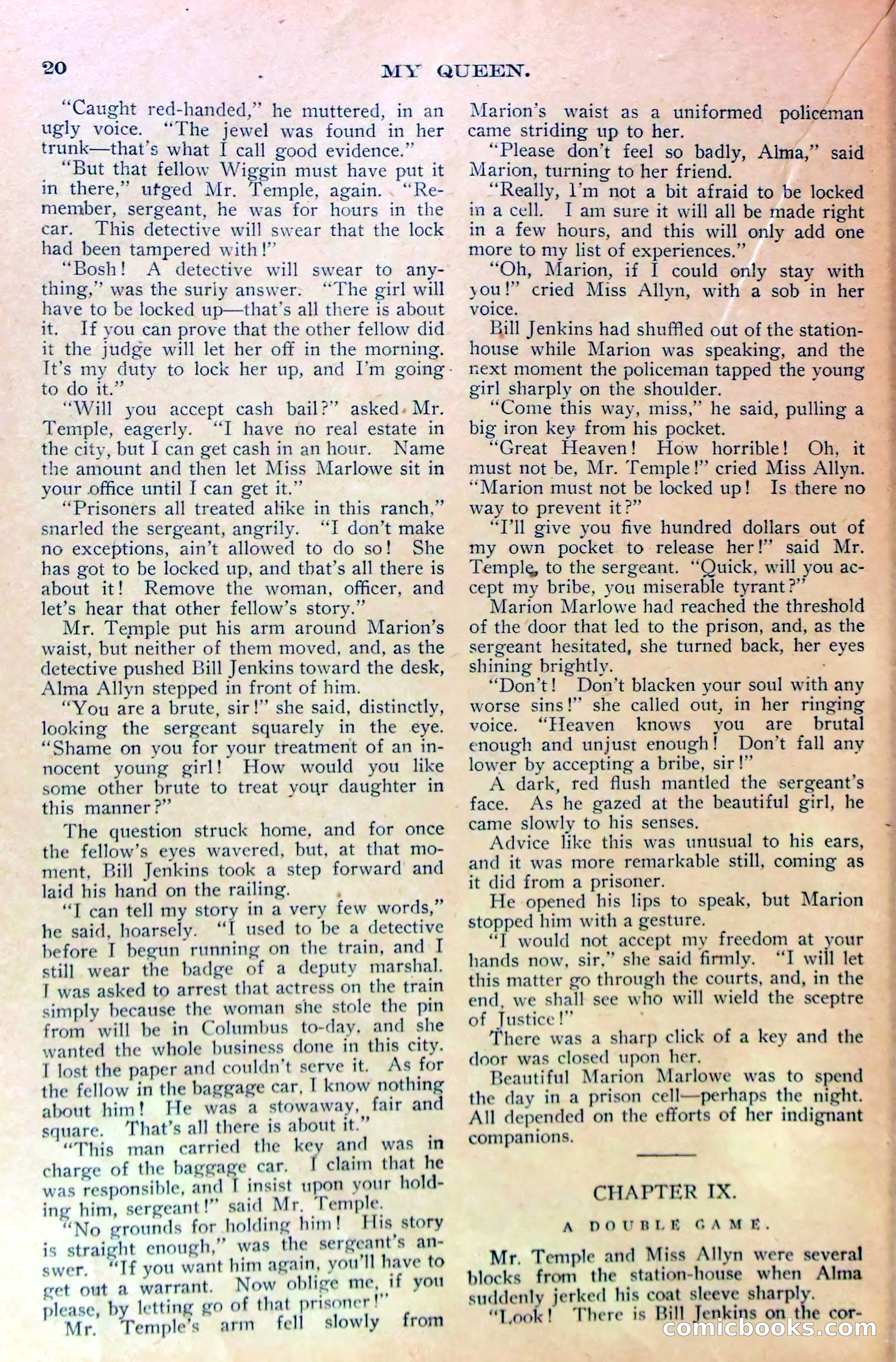 Marion Marlowe in Columbus, or, Accused of a Crime — page 23 of 37