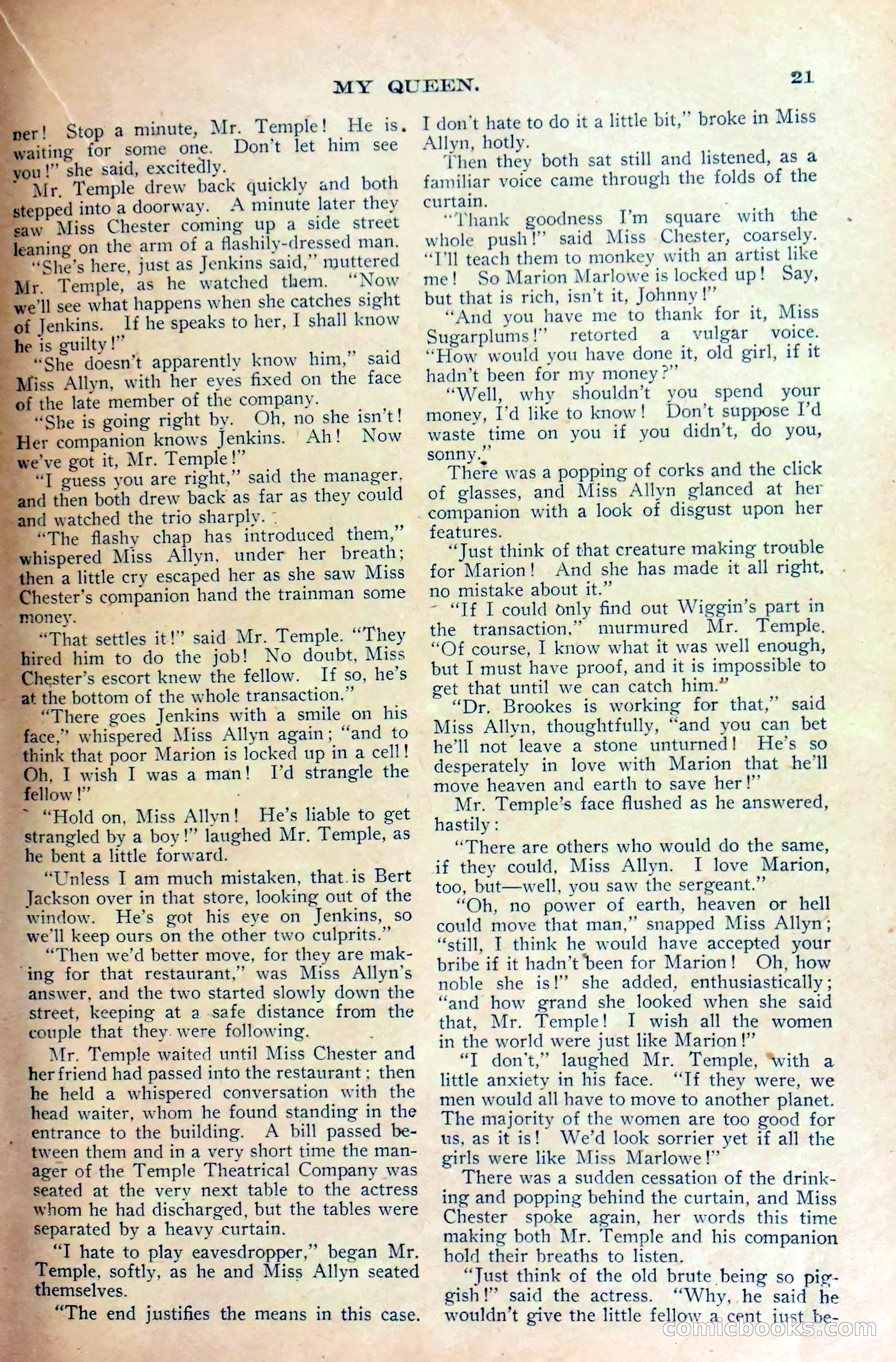 Marion Marlowe in Columbus, or, Accused of a Crime — page 24 of 37