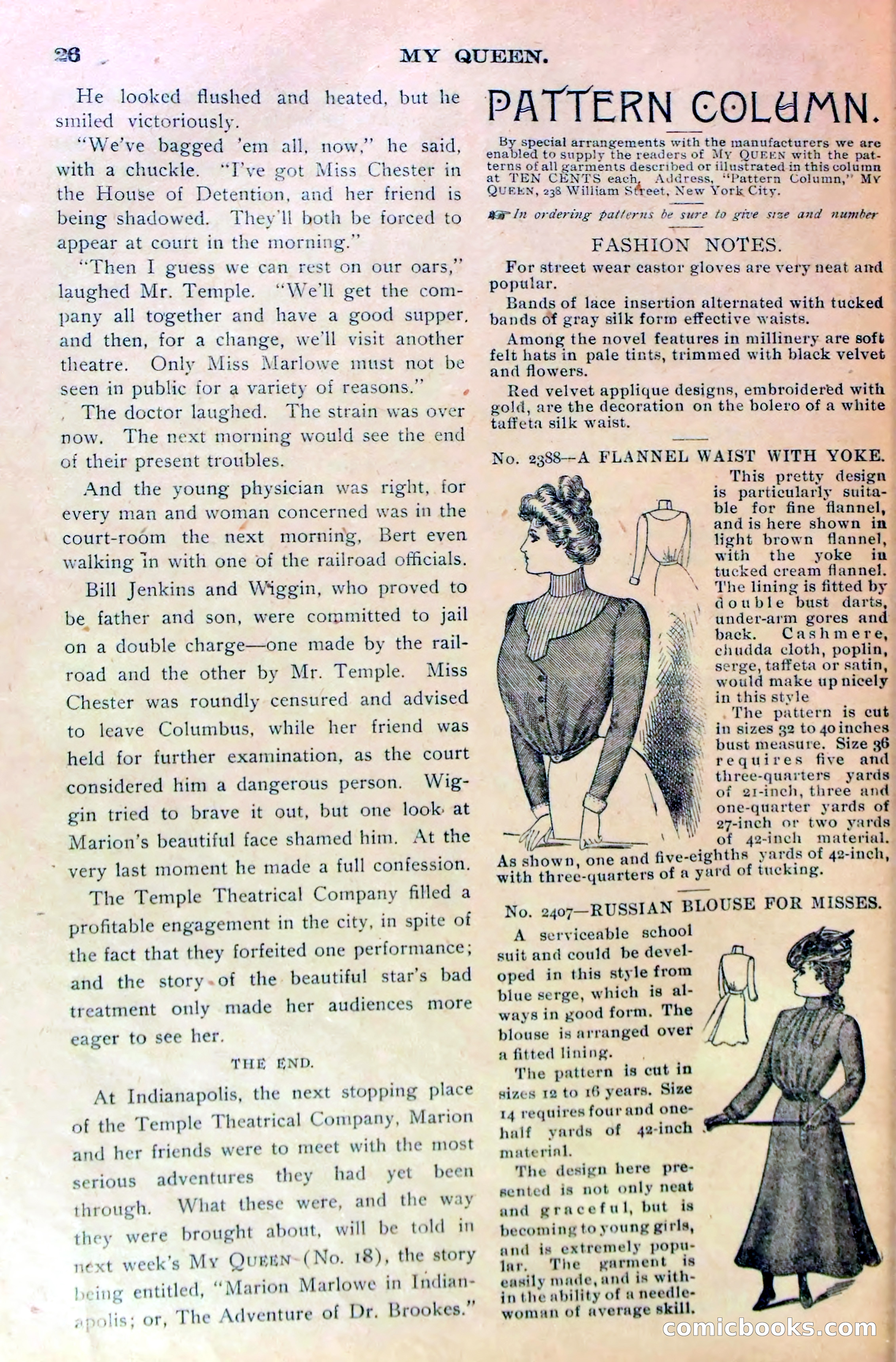 Marion Marlowe in Columbus, or, Accused of a Crime — page 29 of 37