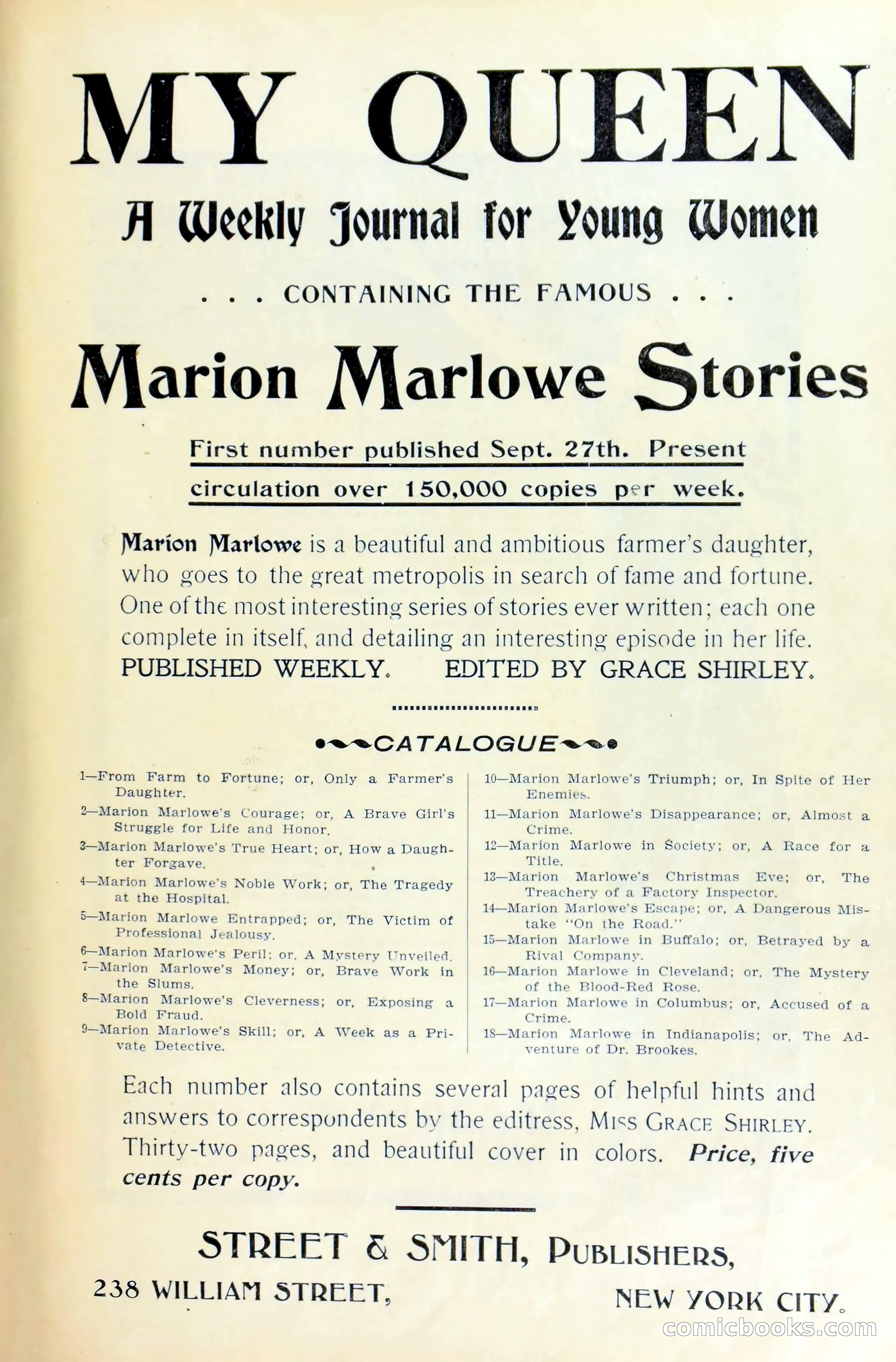 Marion Marlowe in Columbus, or, Accused of a Crime — page 36 of 37